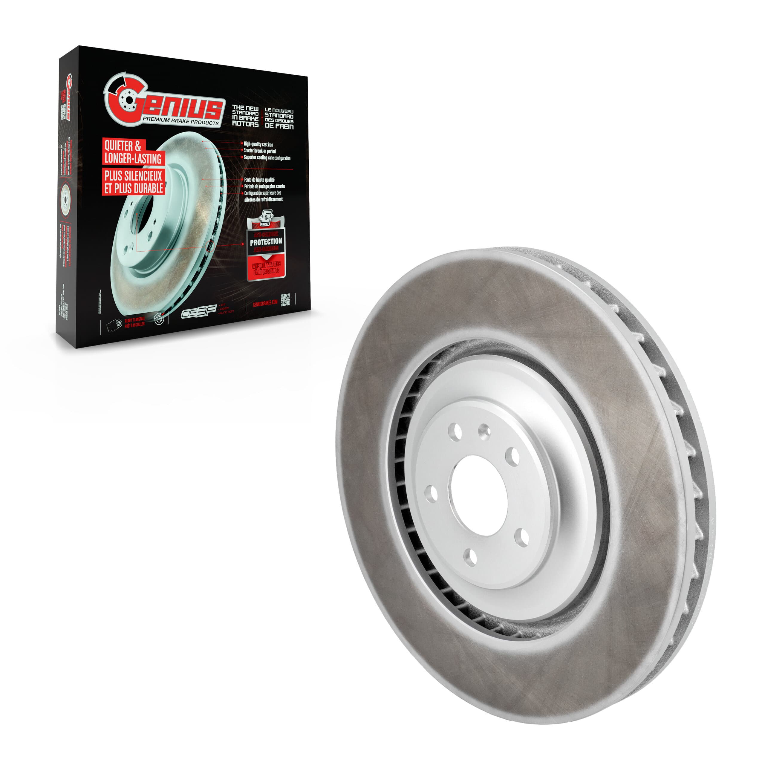 Genius - GCR-G8265 - Front Disc Brake Rotor image 1