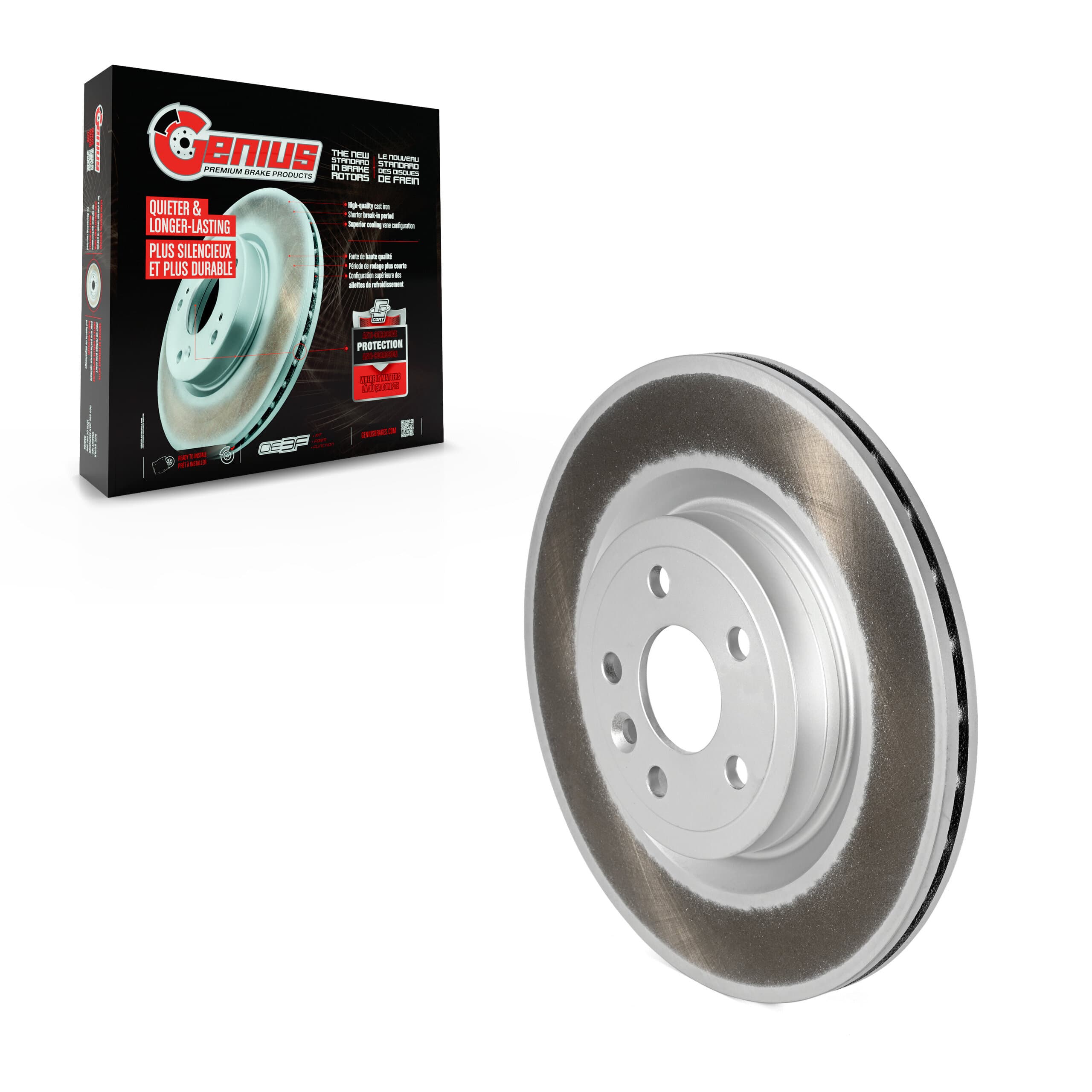 Genius - GCR-G8297 - Rear Disc Brake Rotor image 1