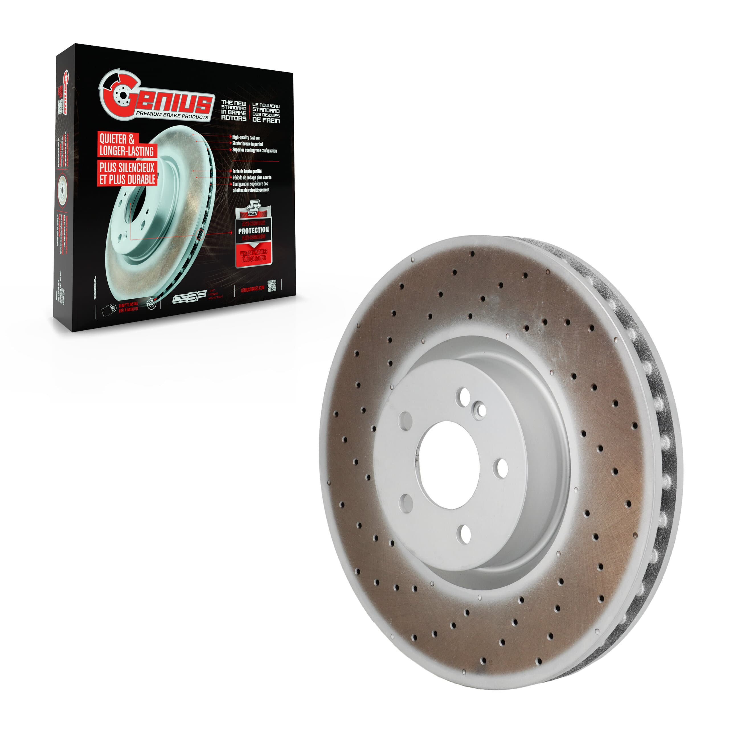 Genius - GCR-G8345OE - Front Disc Brake Rotor image 1