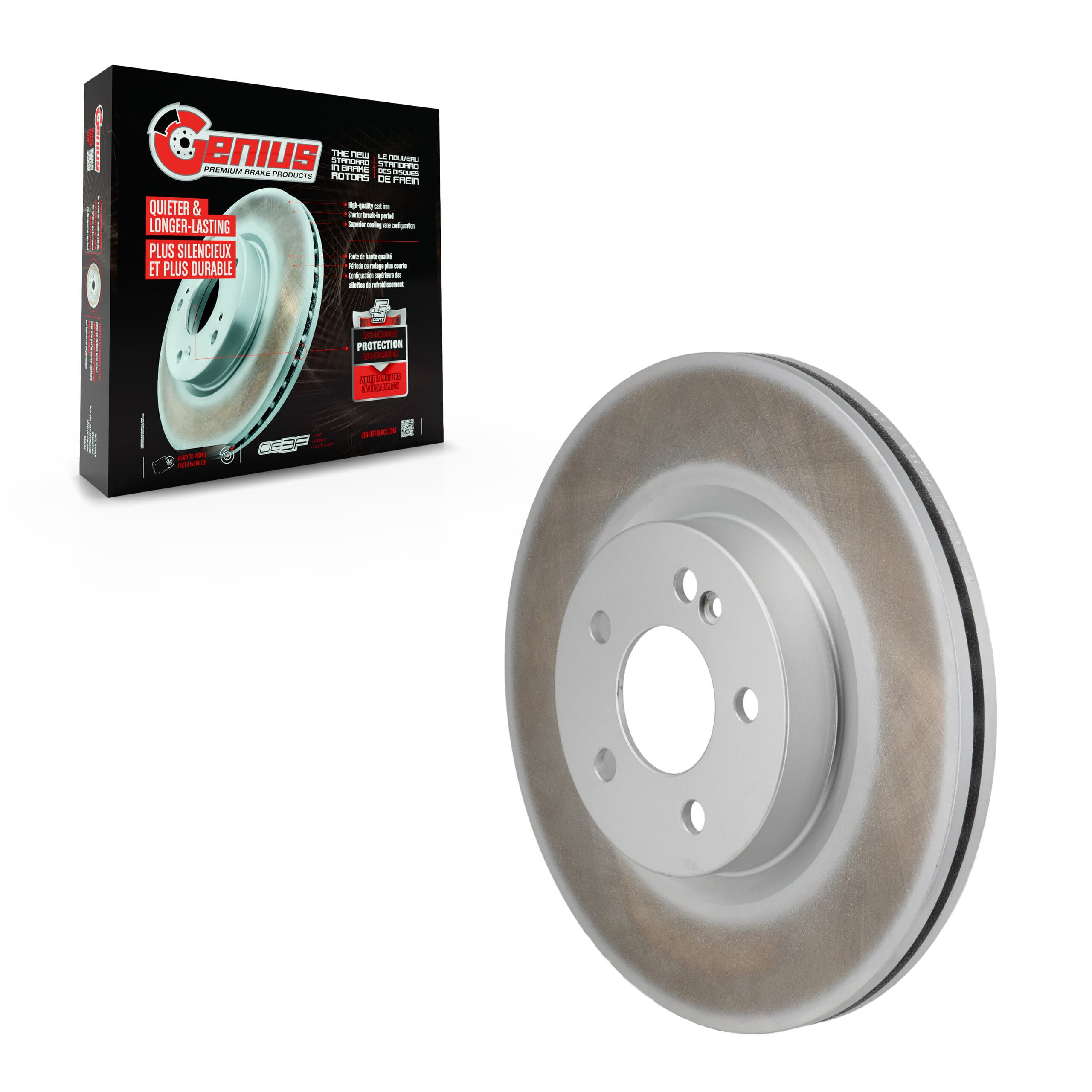Genius - GCR-G8455 - Rear Disc Brake Rotor image 1