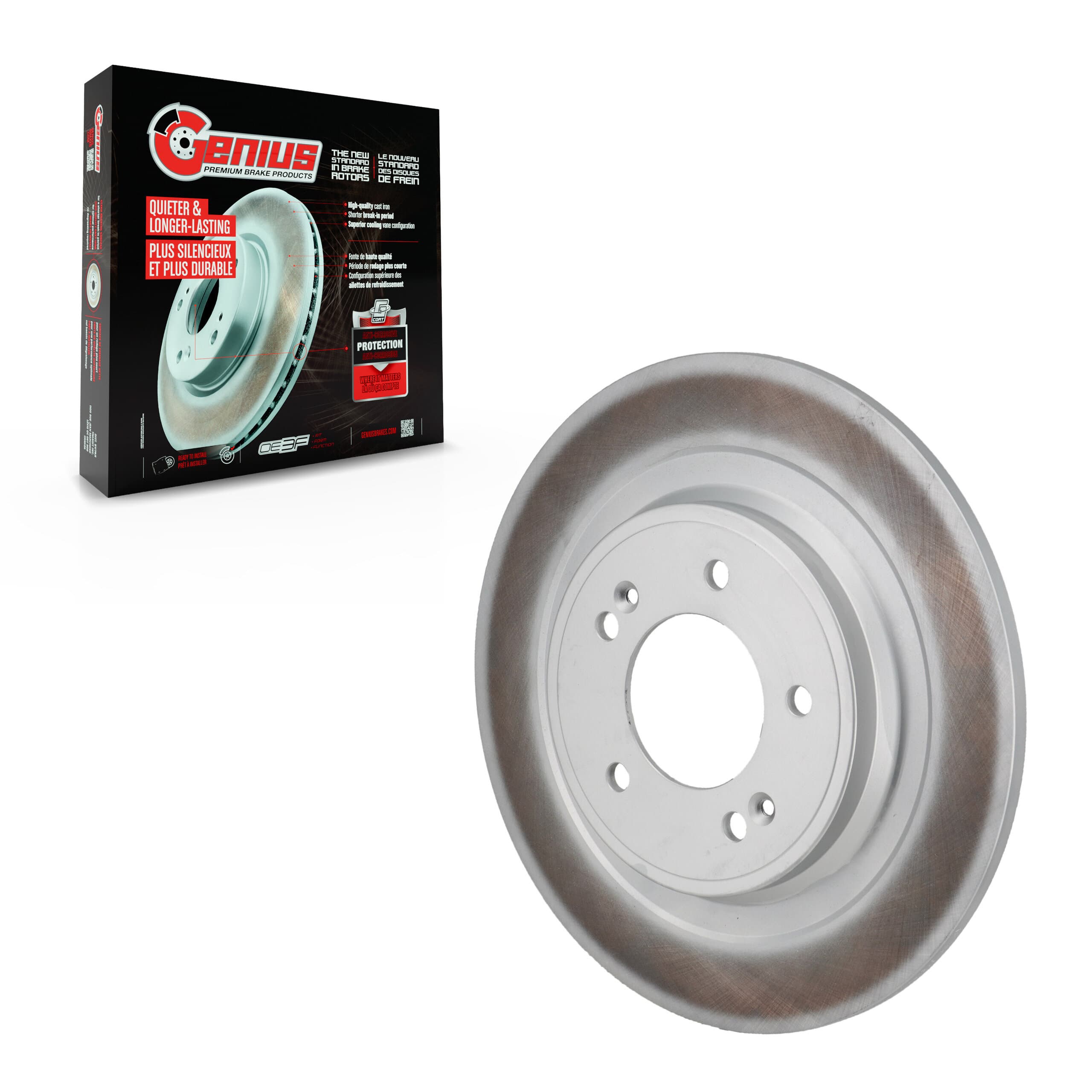 Genius - GCR-G8464 - Rear Disc Brake Rotor image 1