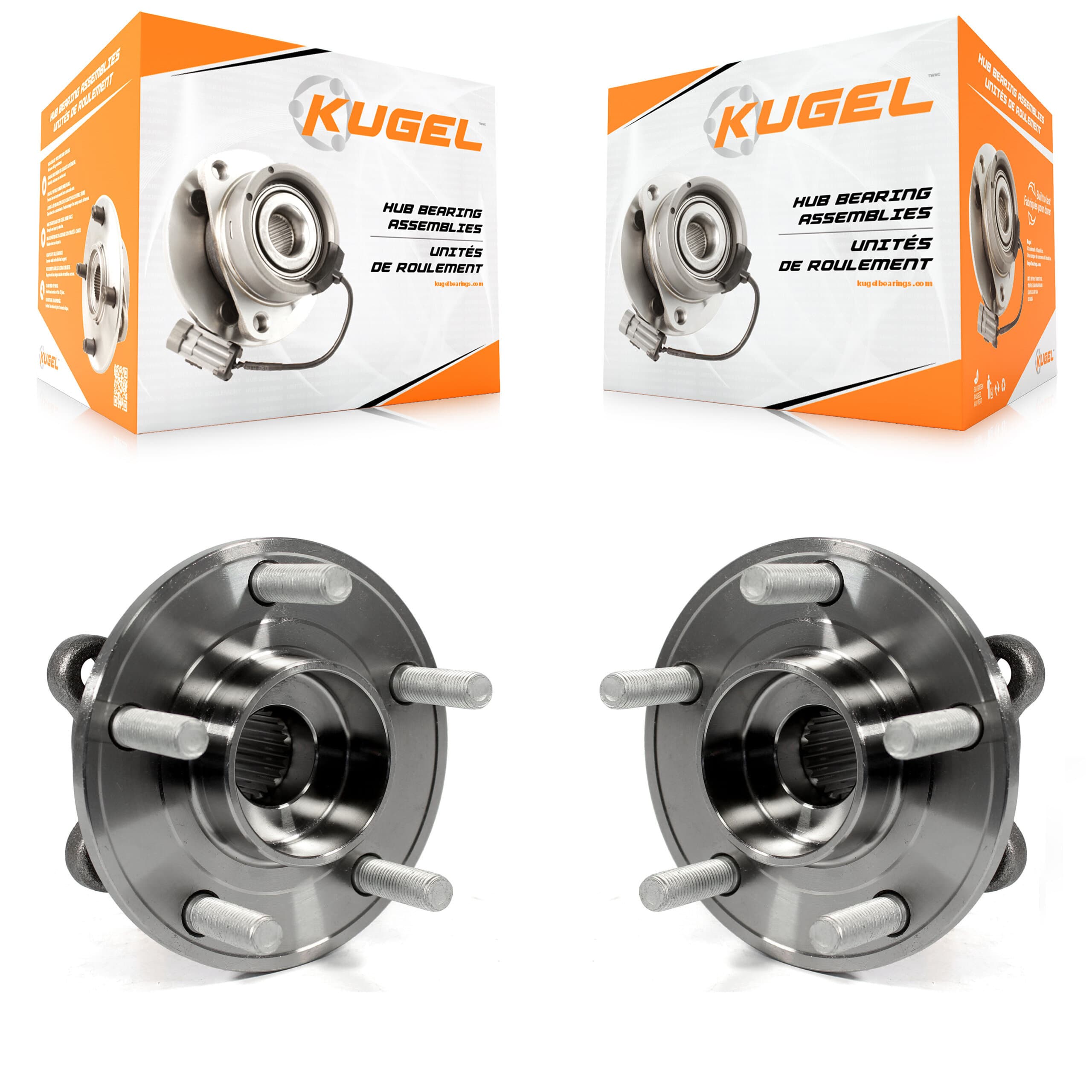 Kugel - K70-100242 - Front Wheel Bearing and Hub Assembly Kits image 1