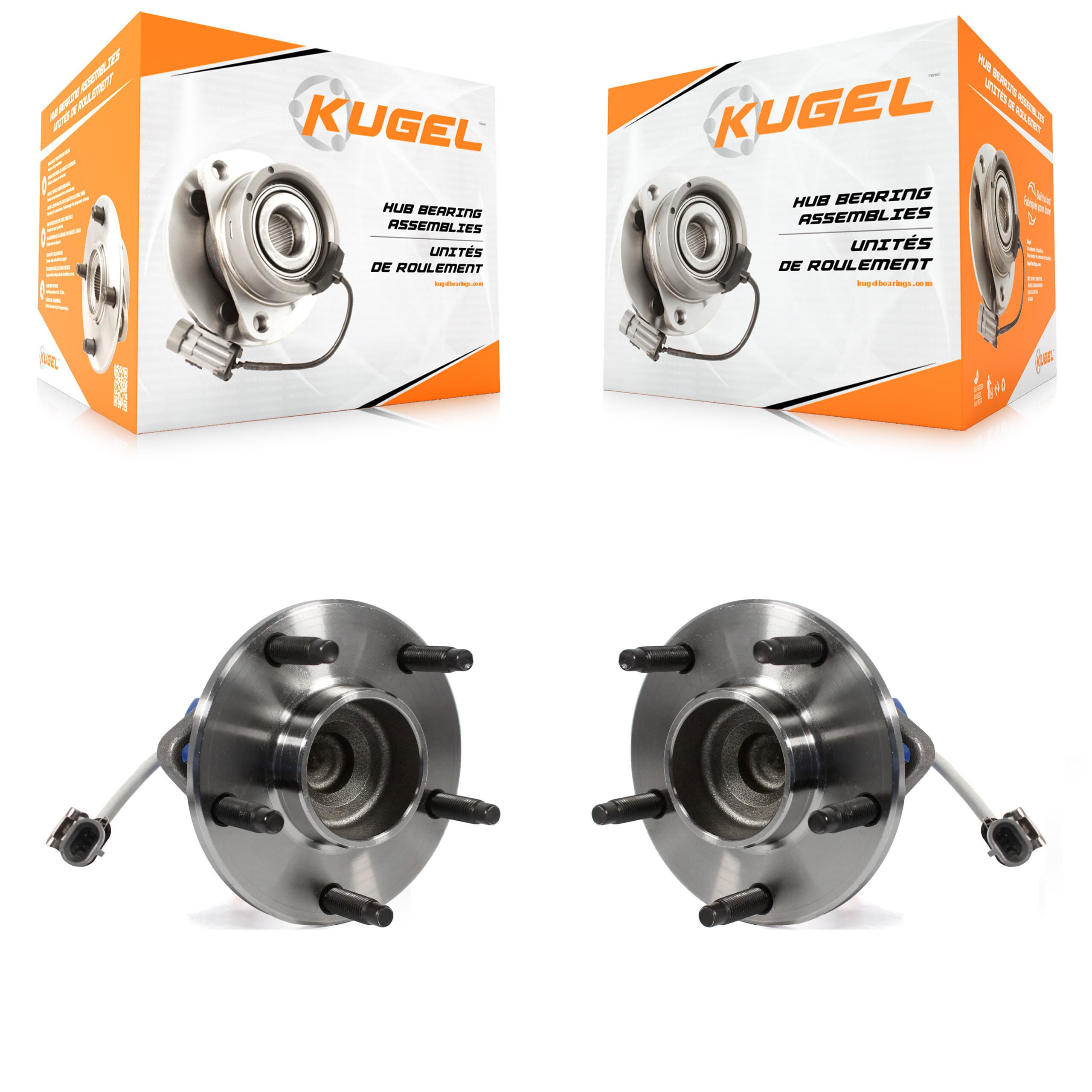 Kugel - K70-100260 - Front Wheel Bearing and Hub Assembly Kits image 1