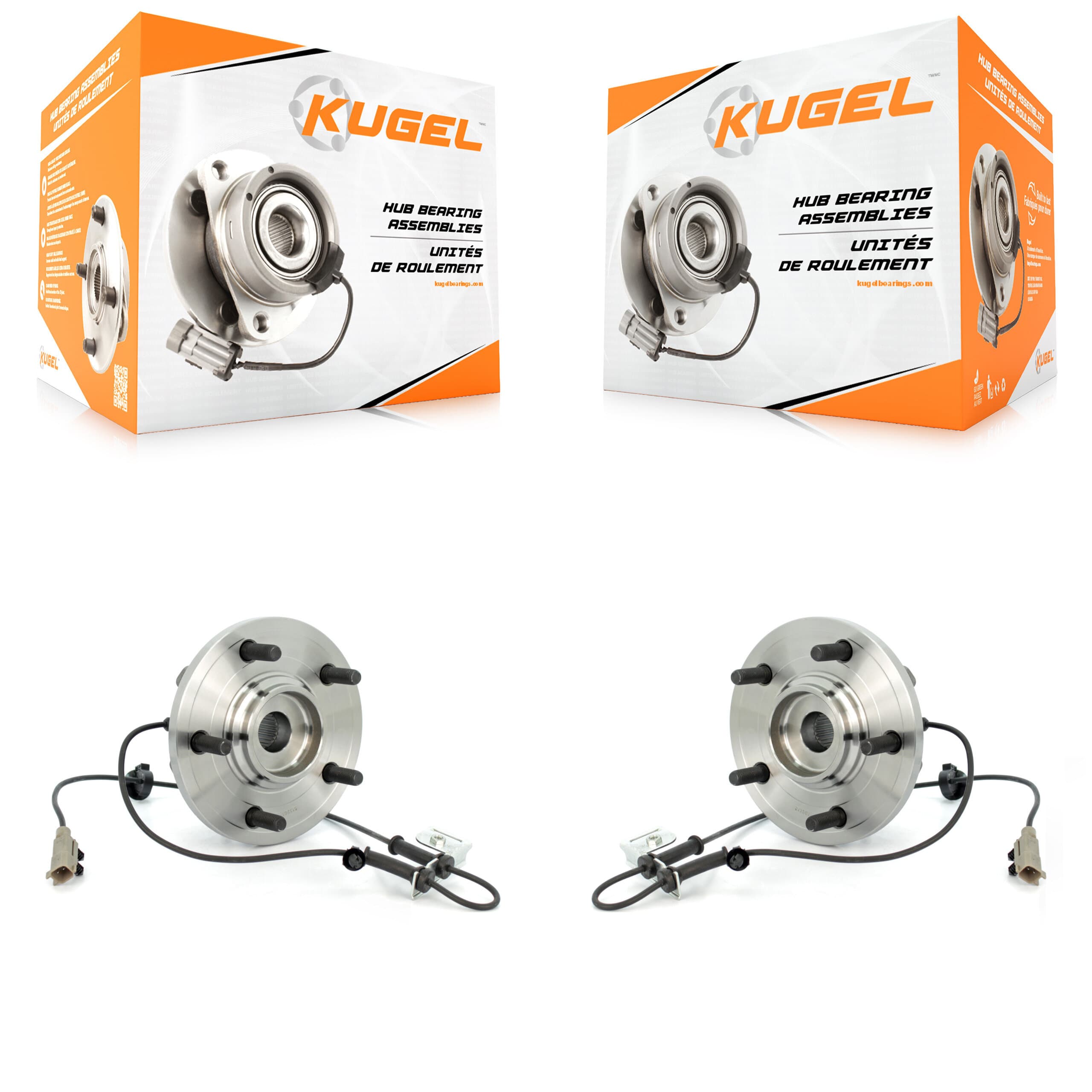 Kugel - K70-100281 - Front Wheel Bearing and Hub Assembly Kits image 1