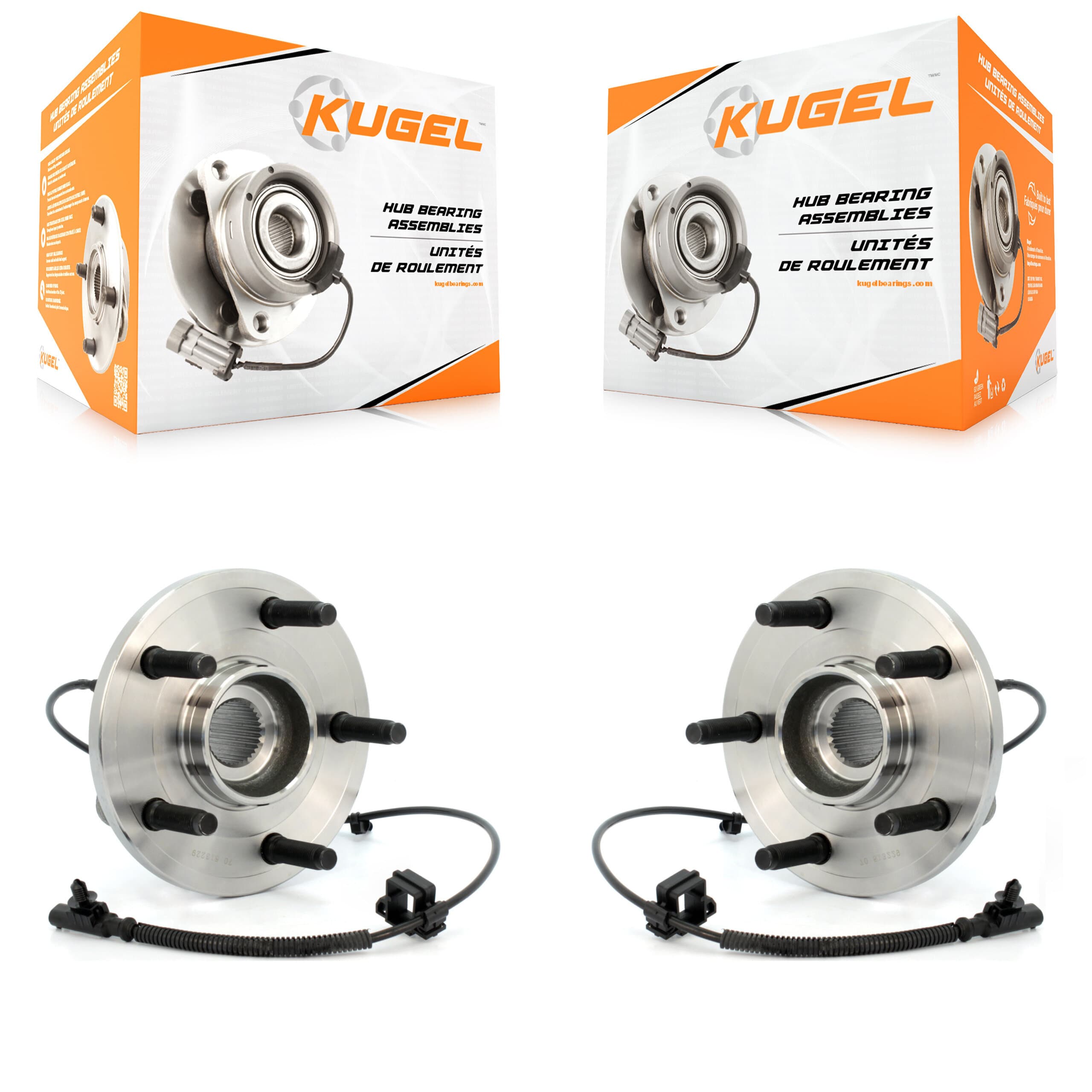Kugel - K70-100300 - Front Wheel Bearing and Hub Assembly Kits image 1