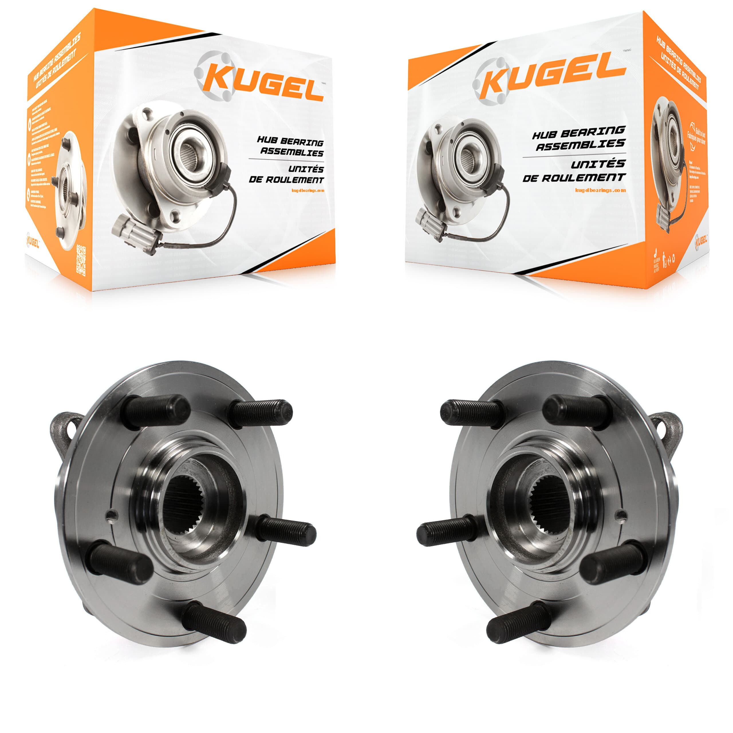 Kugel - K70-100340 - Front Wheel Bearing and Hub Assembly Kits image 1