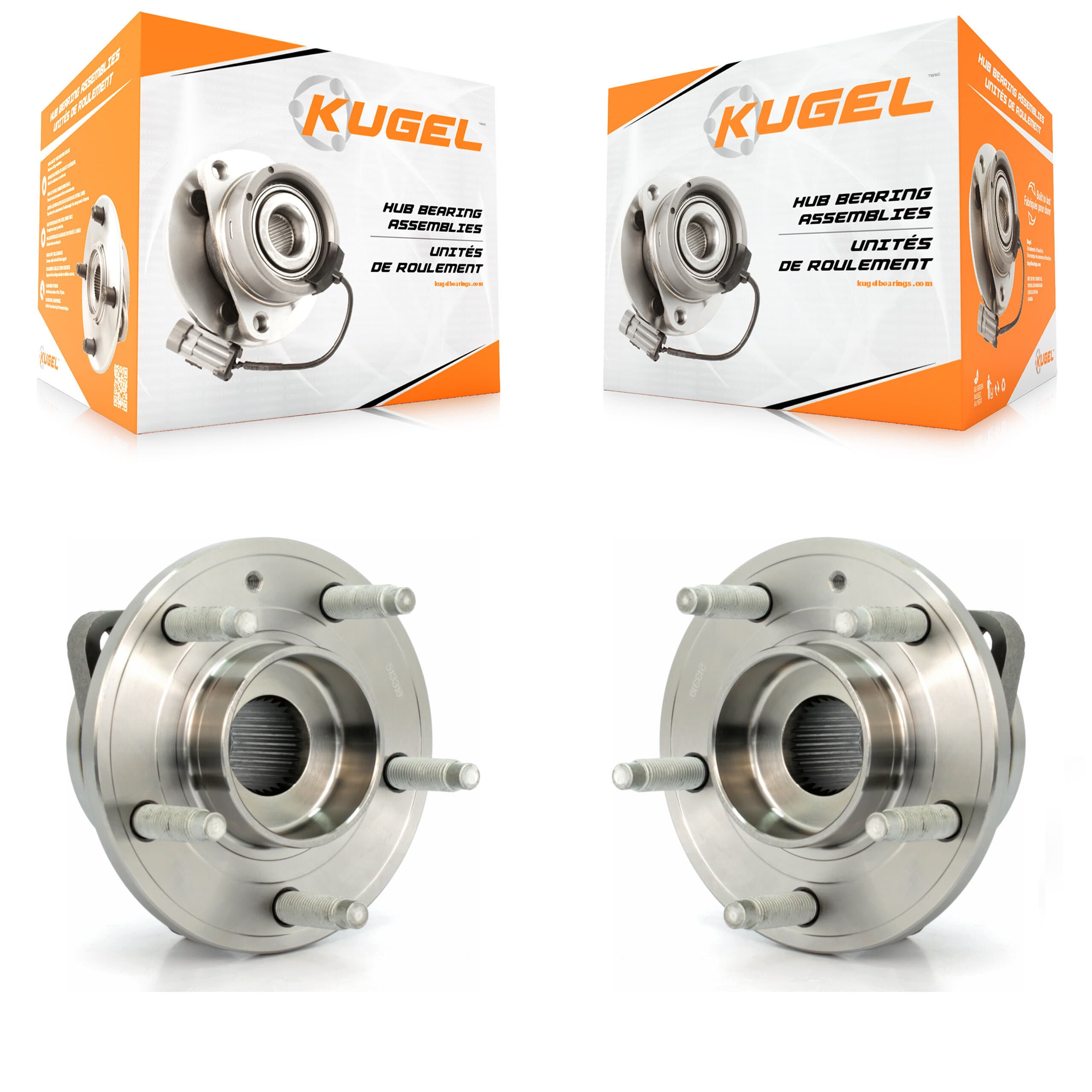 Kugel - K70-100352 - Front Wheel Bearing and Hub Assembly Kits image 1