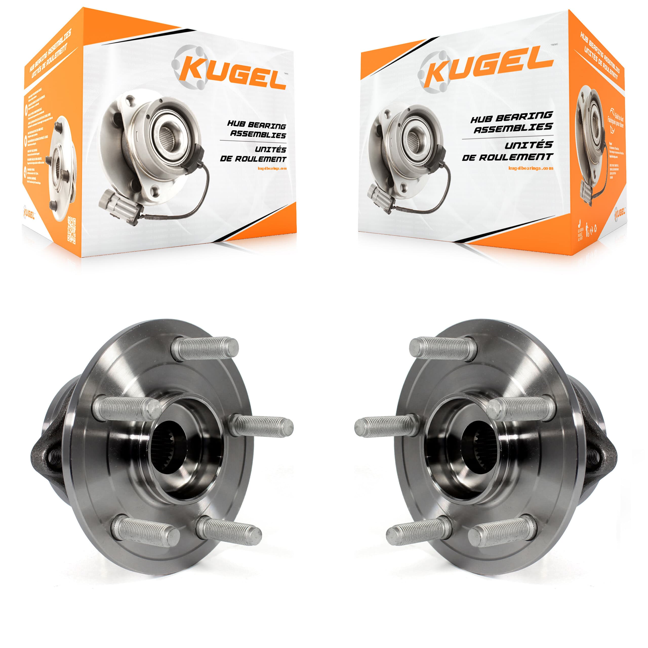 Kugel - K70-100353 - Front Wheel Bearing and Hub Assembly Kits image 1