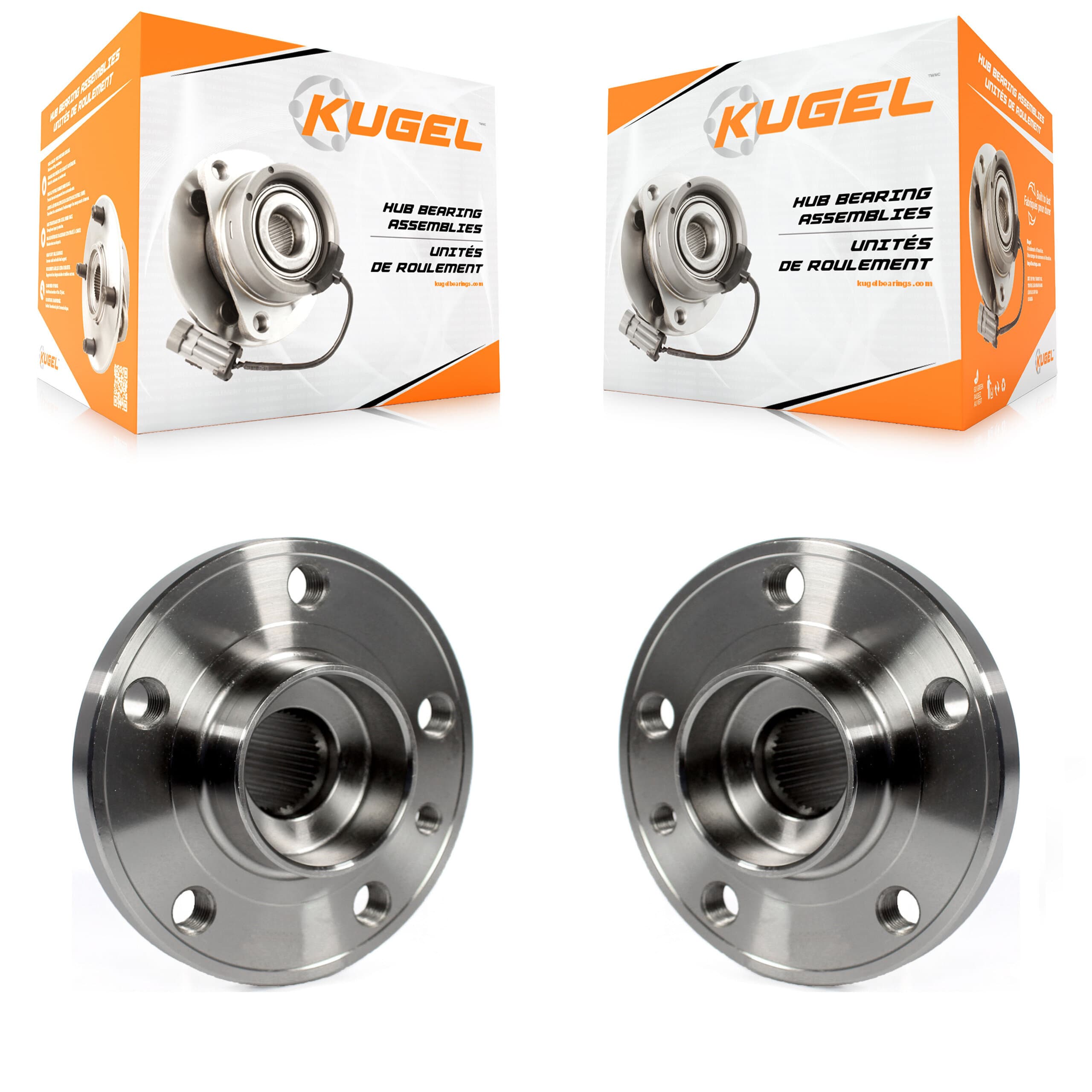 Kugel - K70-100356 - Front Wheel Bearing and Hub Assembly Kits image 1