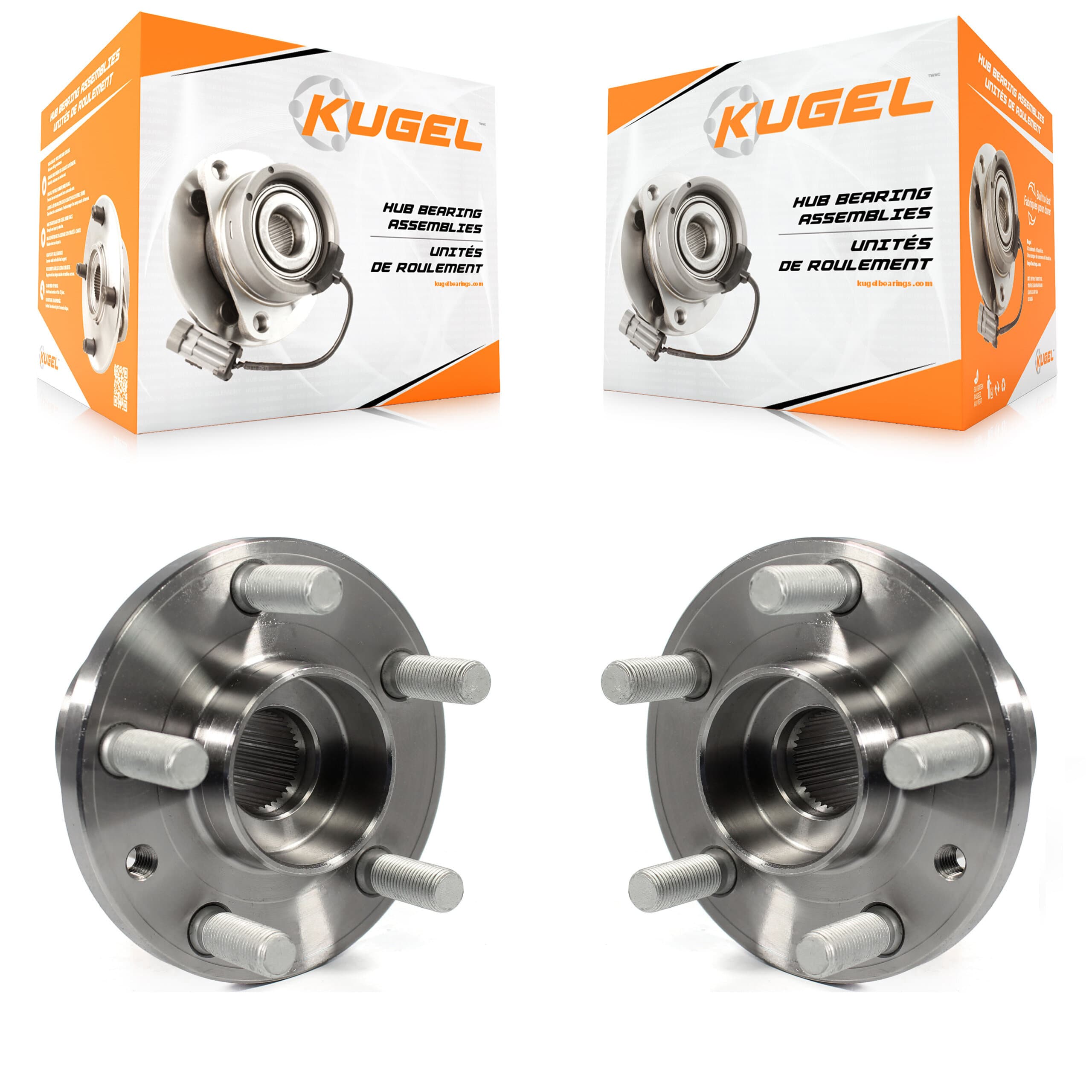 Kugel - K70-100360 - Front Wheel Bearing and Hub Assembly Kits image 1