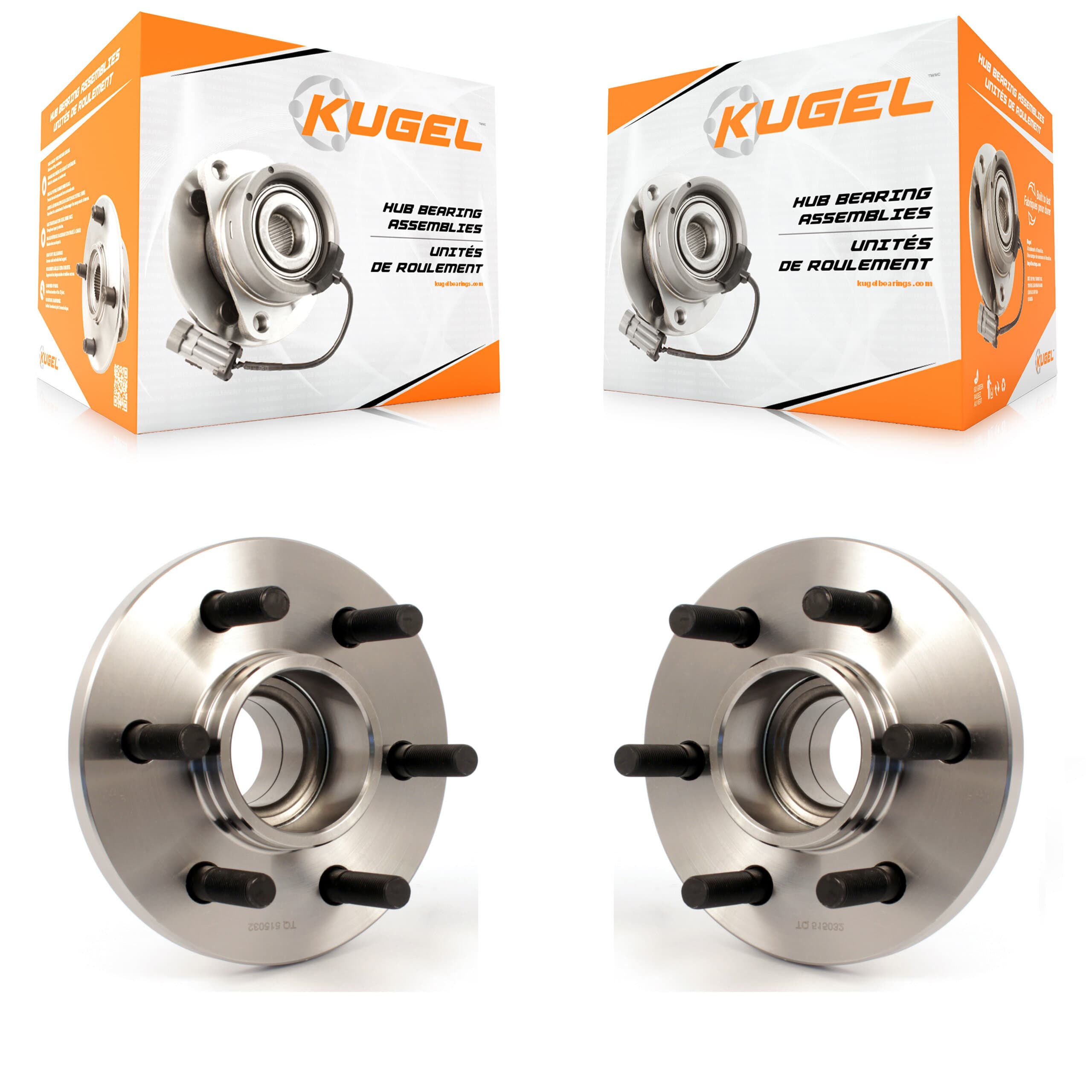 Kugel - K70-100388 - Front Wheel Bearing and Hub Assembly Kits image 1