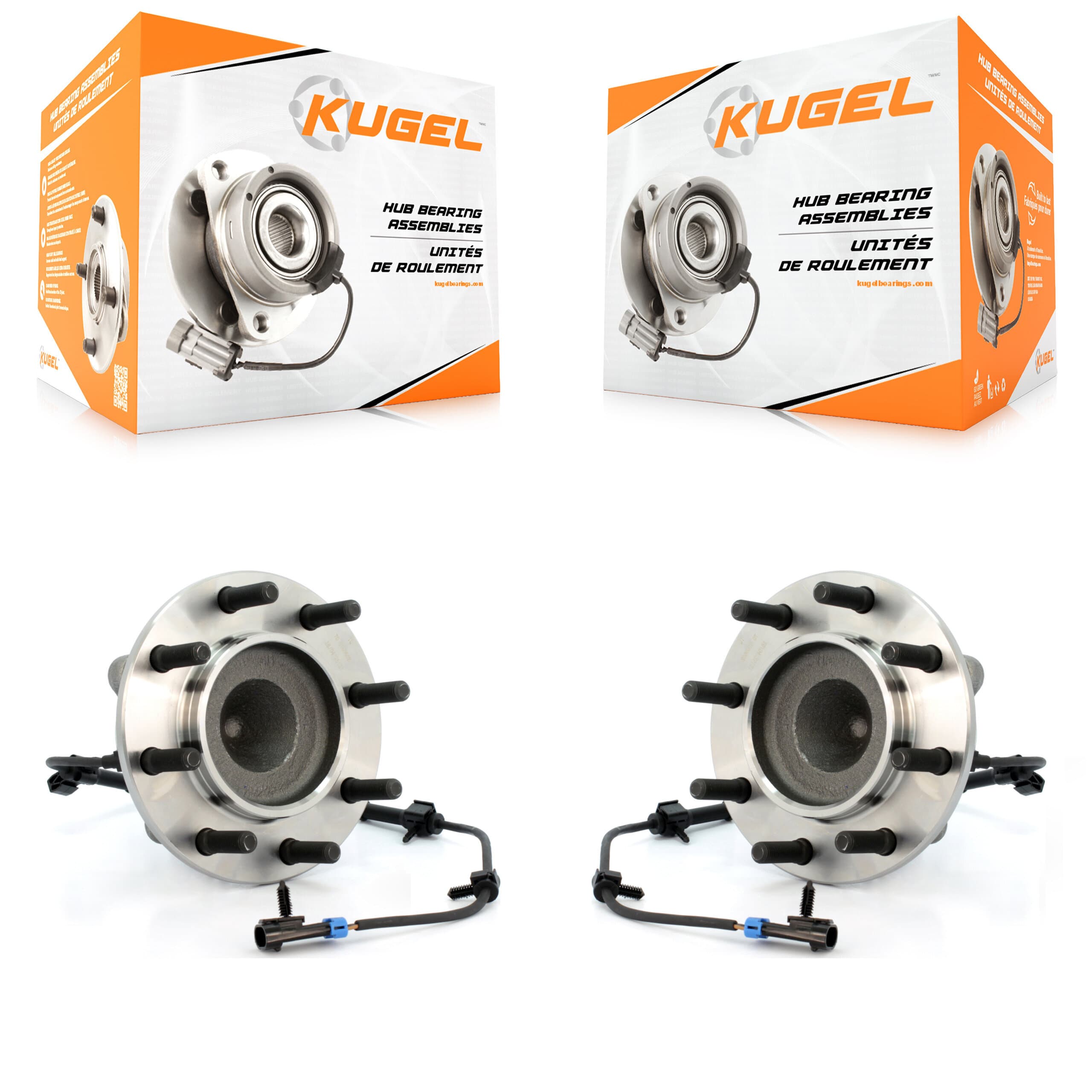 Kugel - K70-100405 - Front Wheel Bearing and Hub Assembly Kits image 1