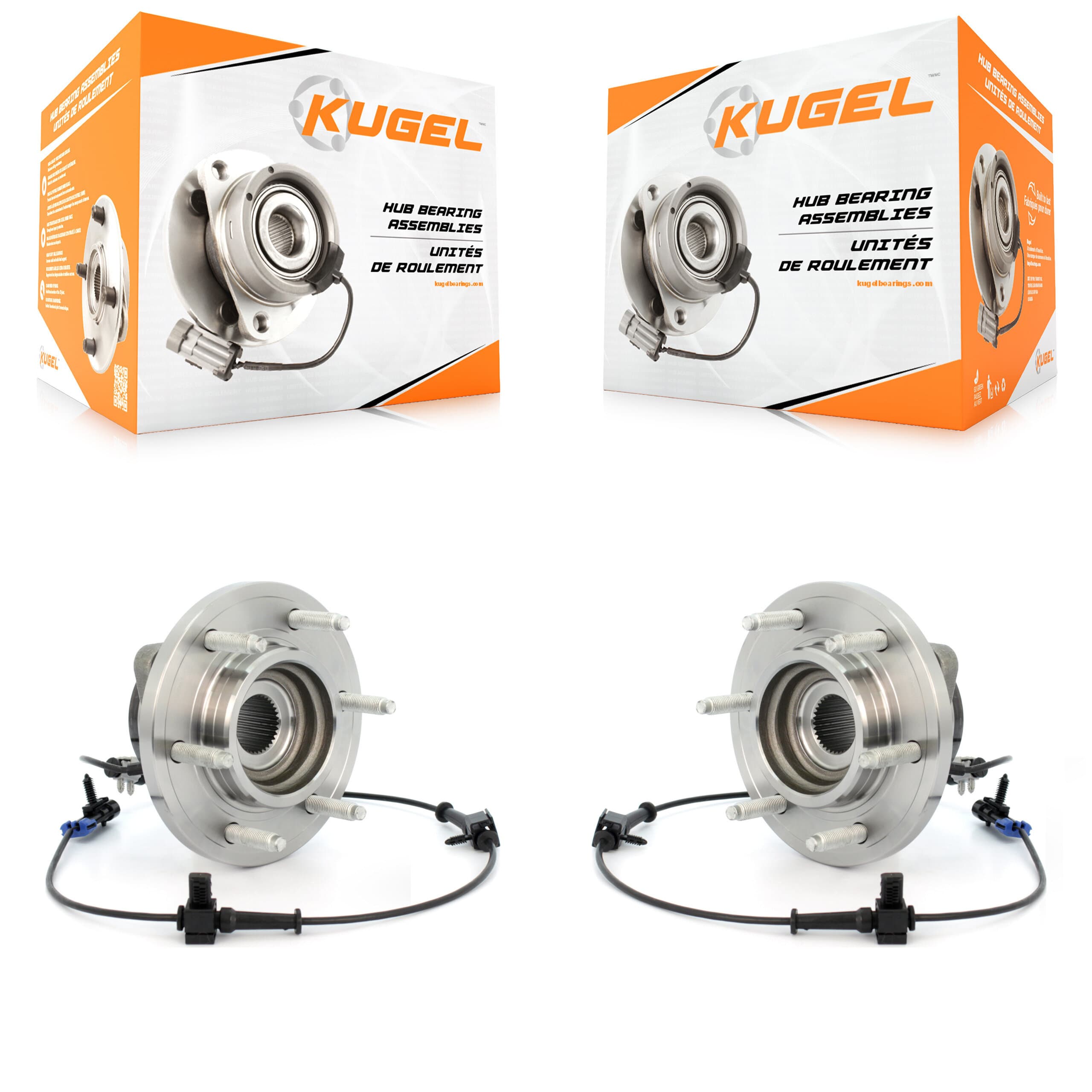 Kugel - K70-100426 - Front Wheel Bearing and Hub Assembly Kits image 1