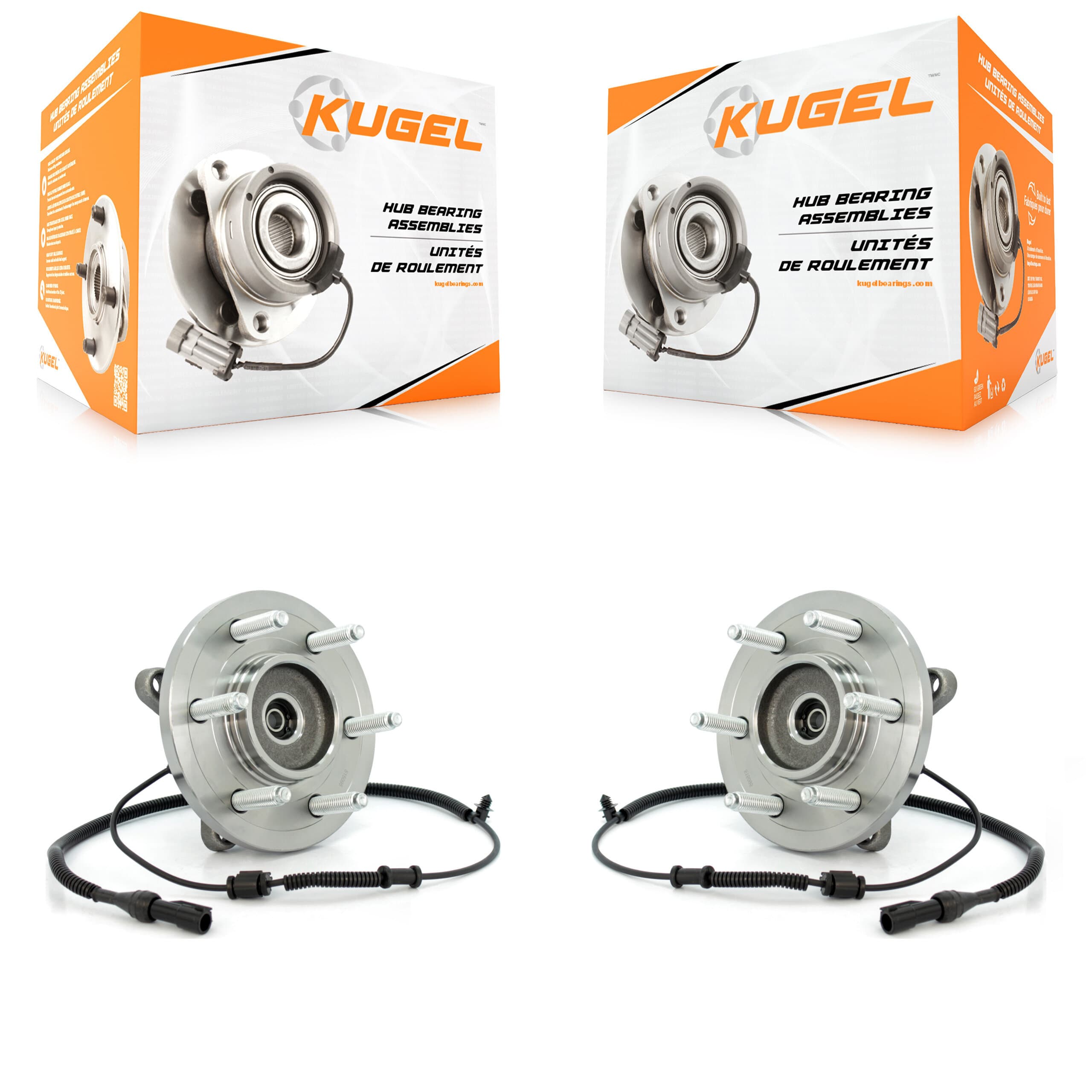 Kugel - K70-100427 - Front Wheel Bearing and Hub Assembly Kits image 1