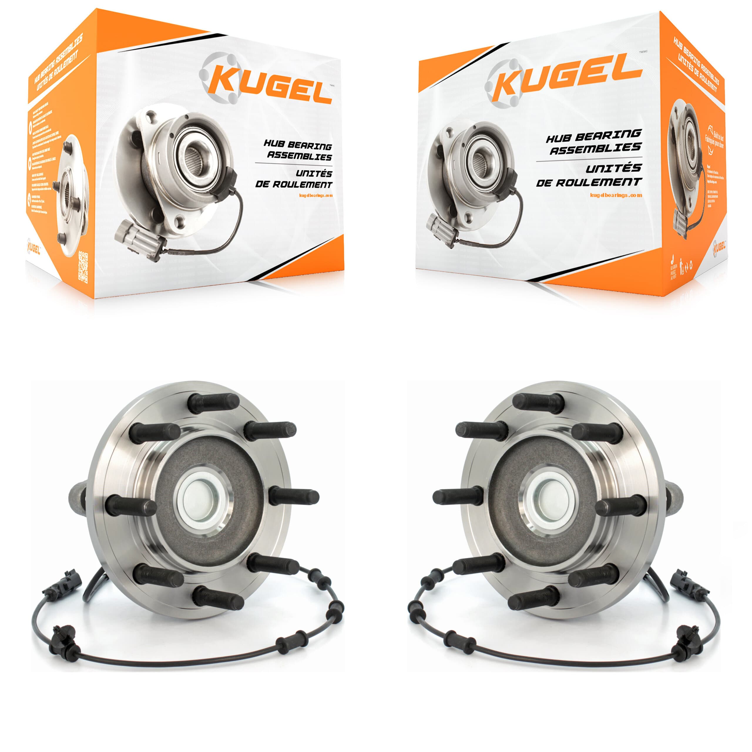 Kugel - K70-100442 - Front Wheel Bearing and Hub Assembly Kits image 1