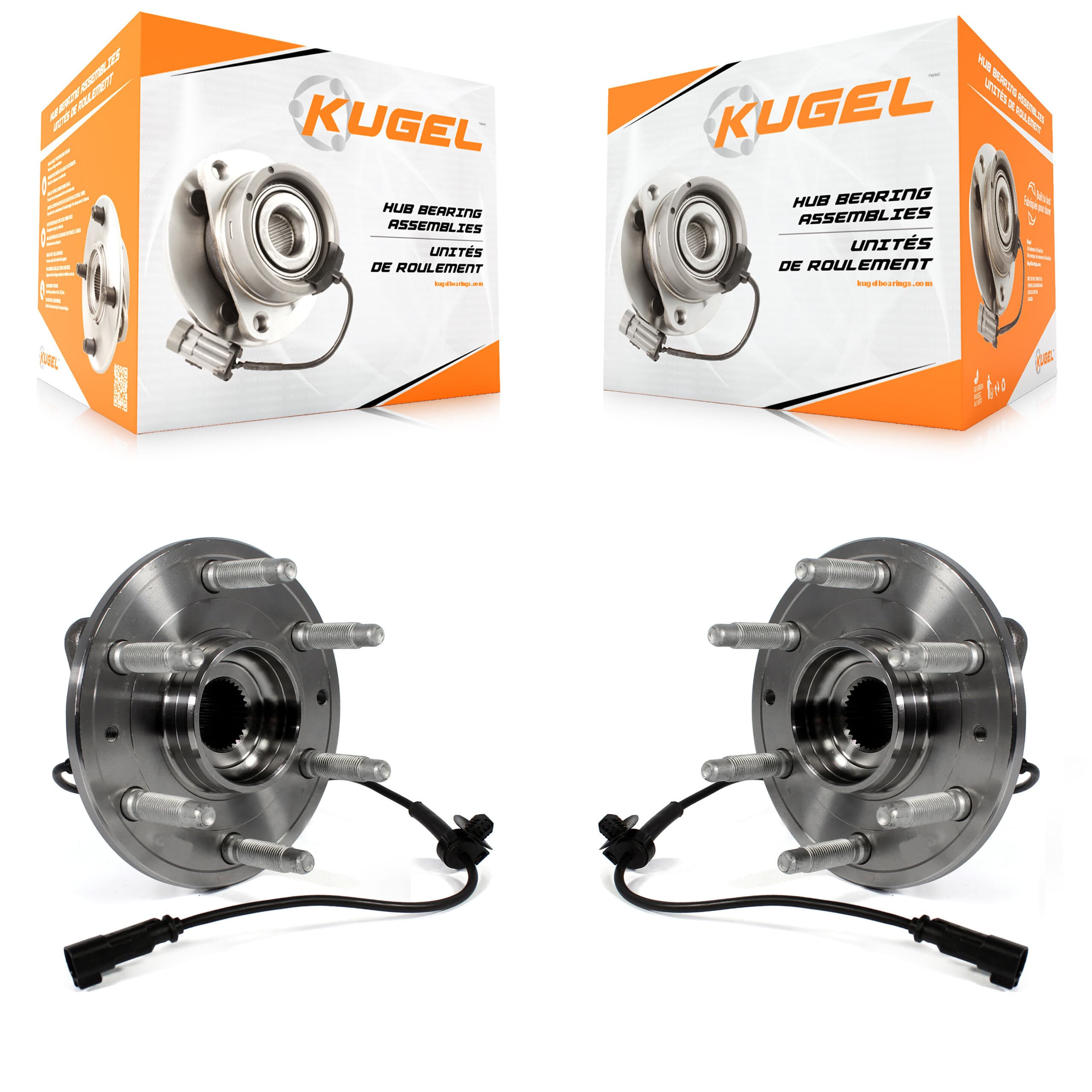Kugel - K70-100454 - Front Wheel Bearing and Hub Assembly Kits image 1