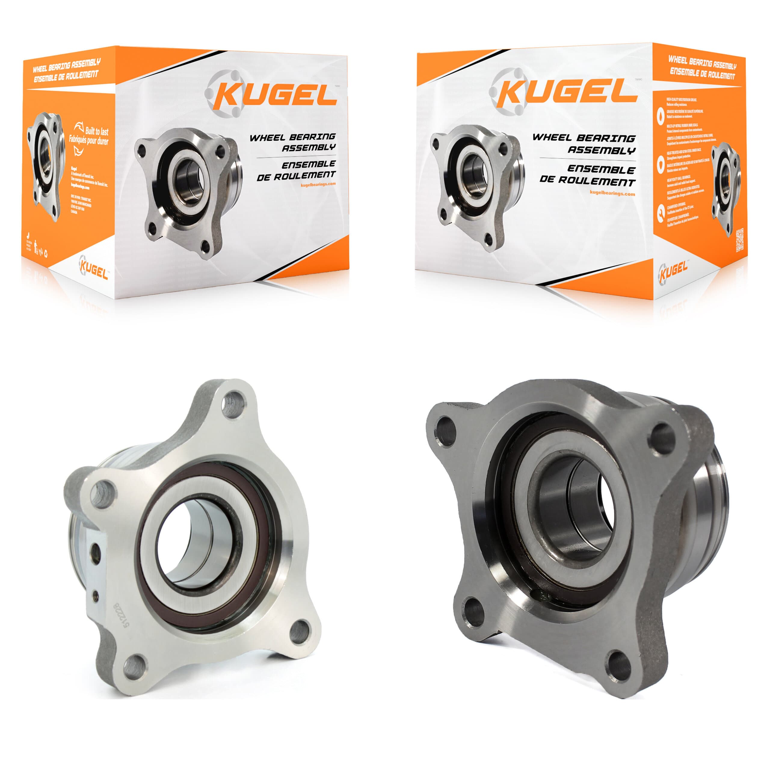Kugel - K70-100455 - Rear Wheel Bearing Assembly Kits image 1