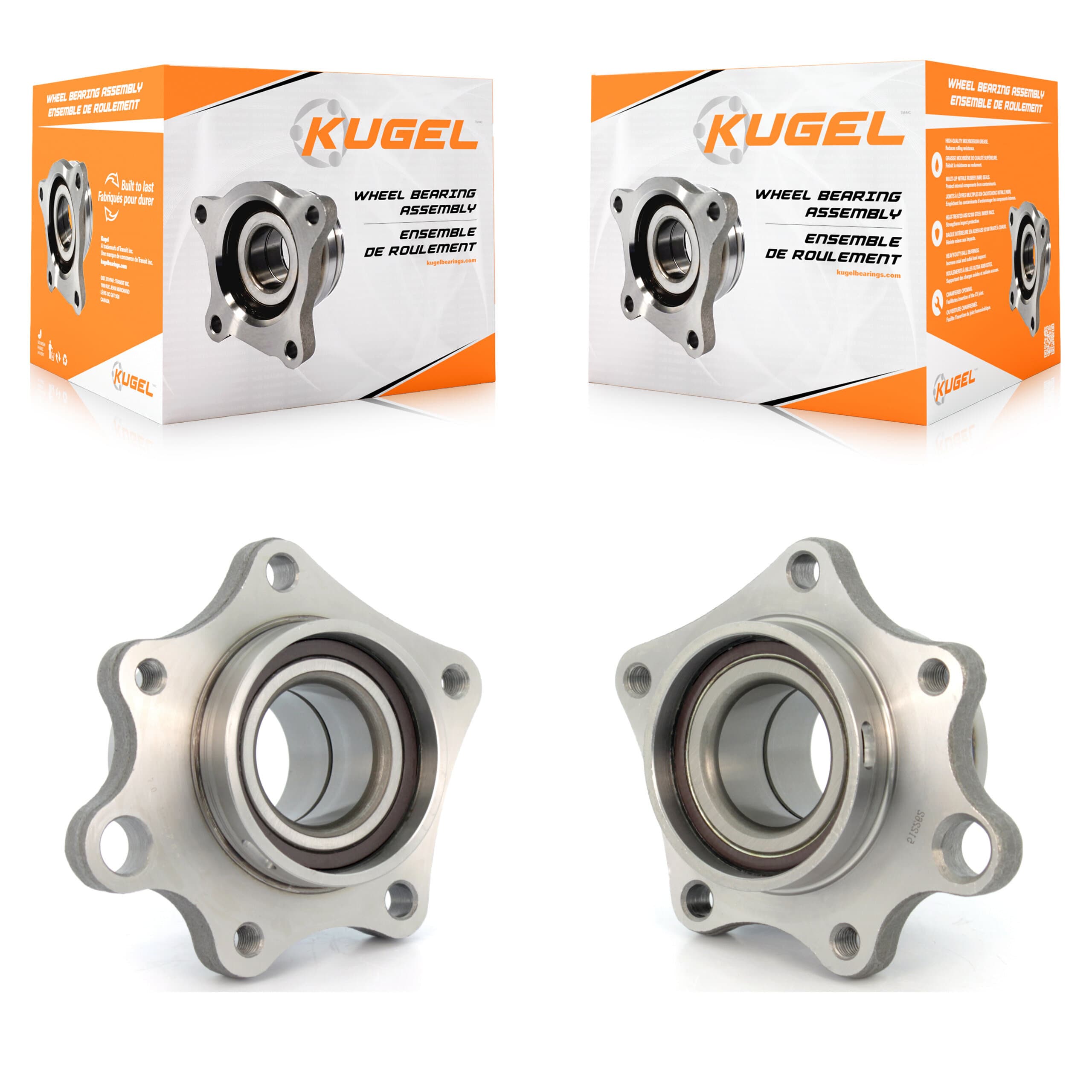 Kugel - K70-100456 - Rear Wheel Bearing Assembly Kits image 1