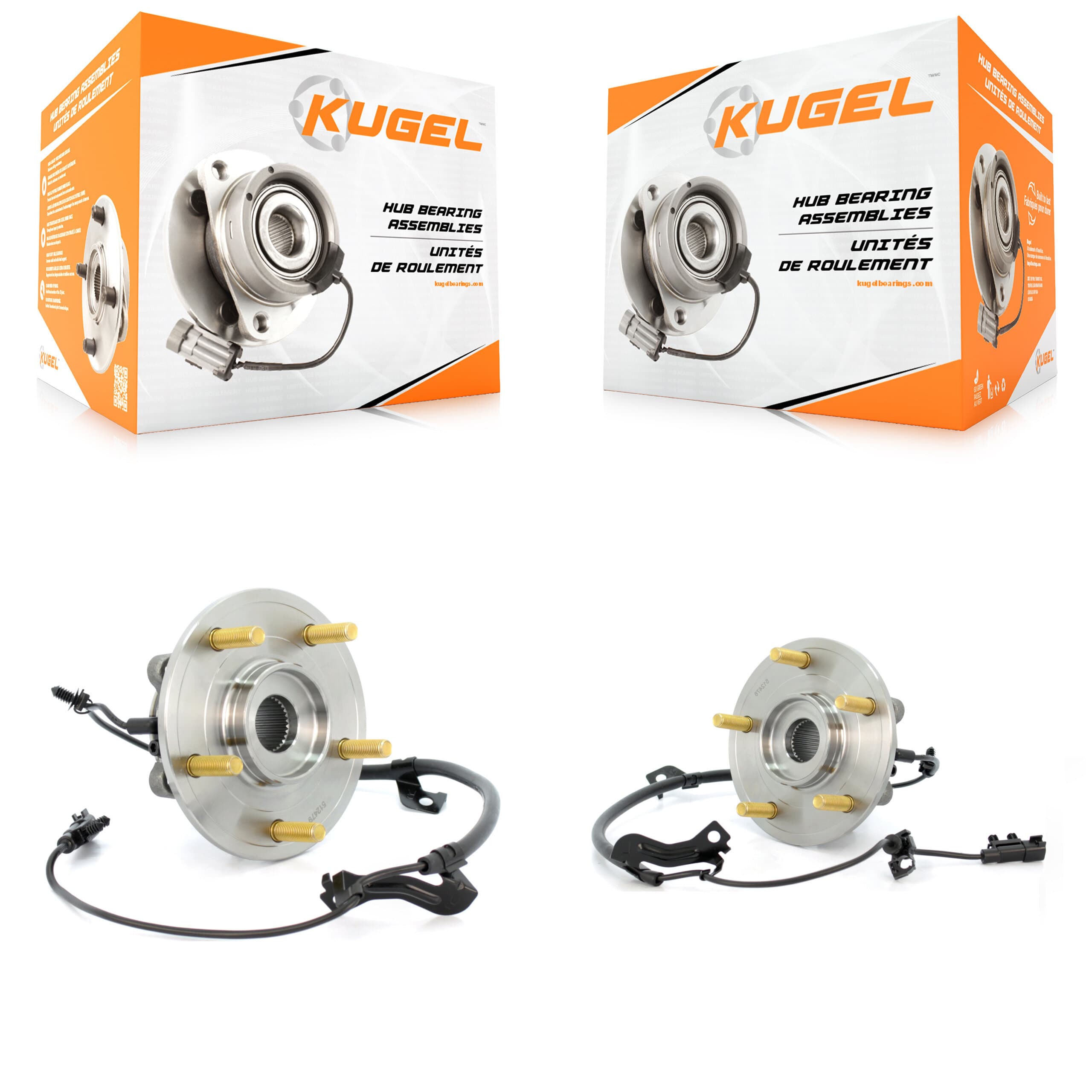 Kugel - K70-100465 - Rear Wheel Bearing and Hub Assembly Kits image 1