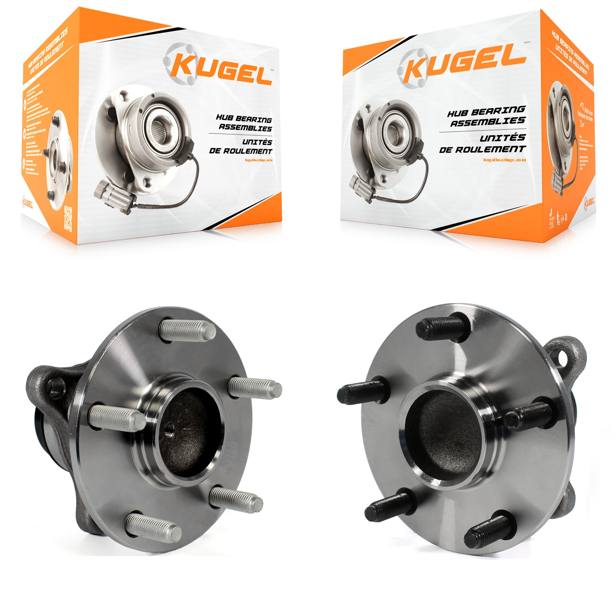 Kugel - K70-100468 - Front Wheel Bearing and Hub Assembly Kits image 1