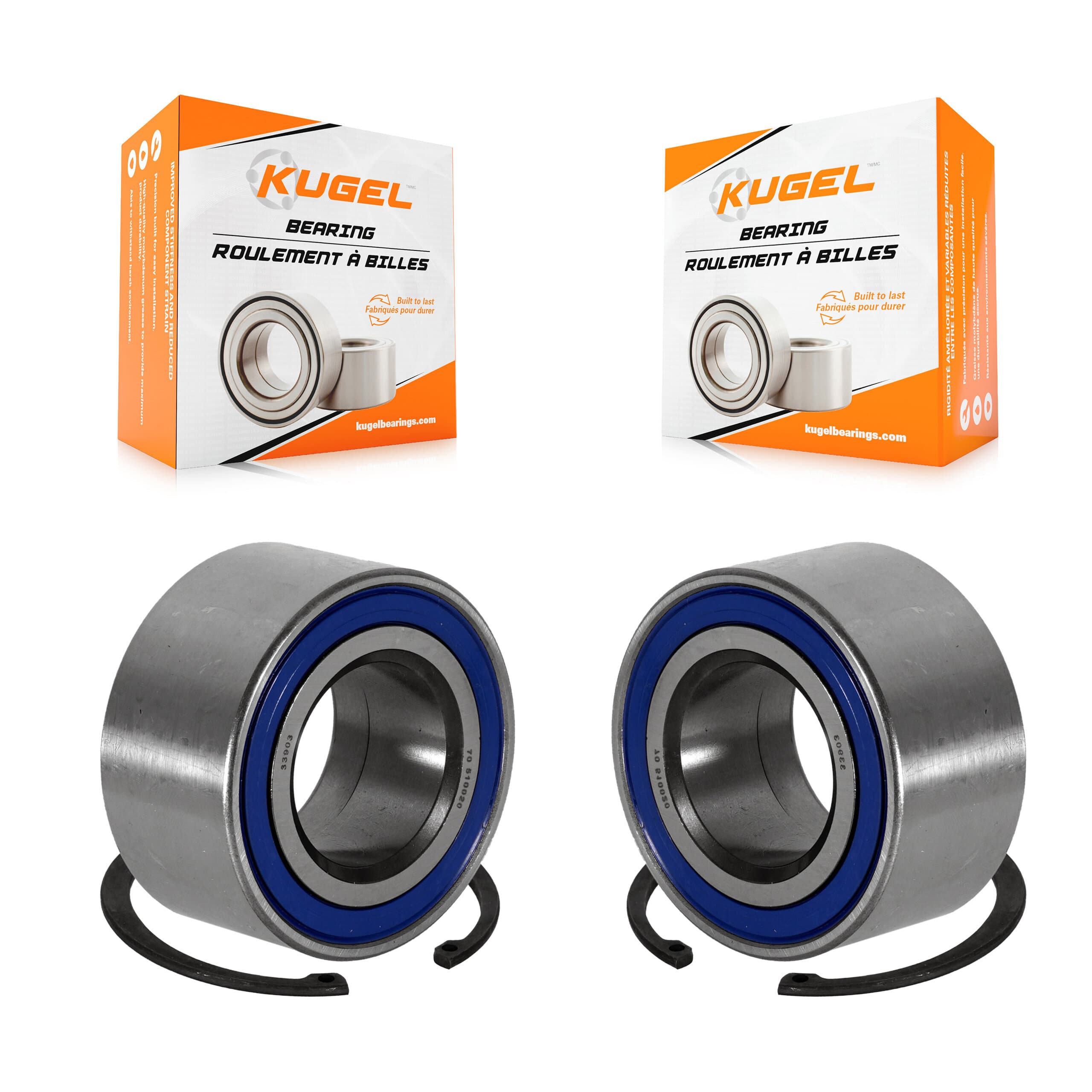 Kugel - K70-100493 - Front Wheel Bearing Kits image 1