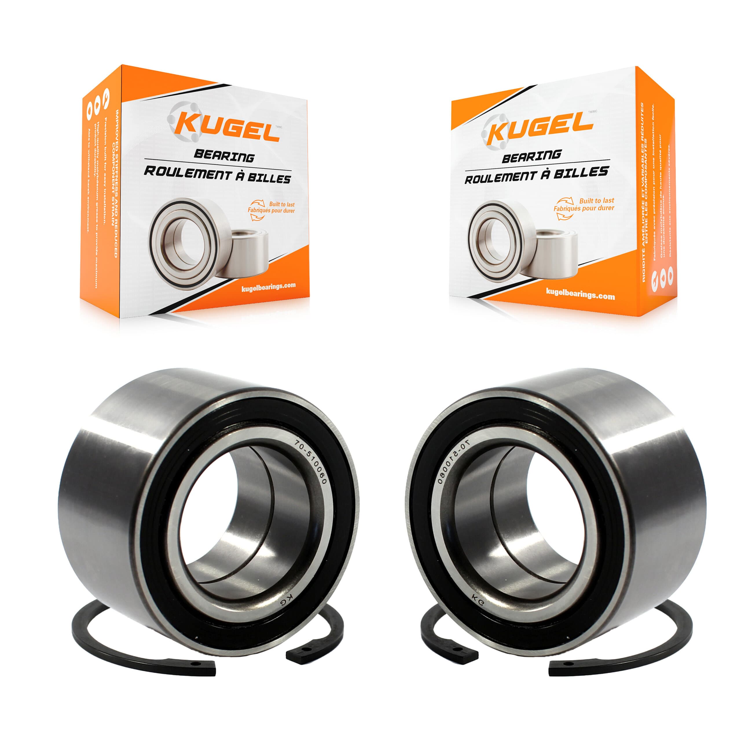 Kugel - K70-100505 - Front Wheel Bearing Kits image 1