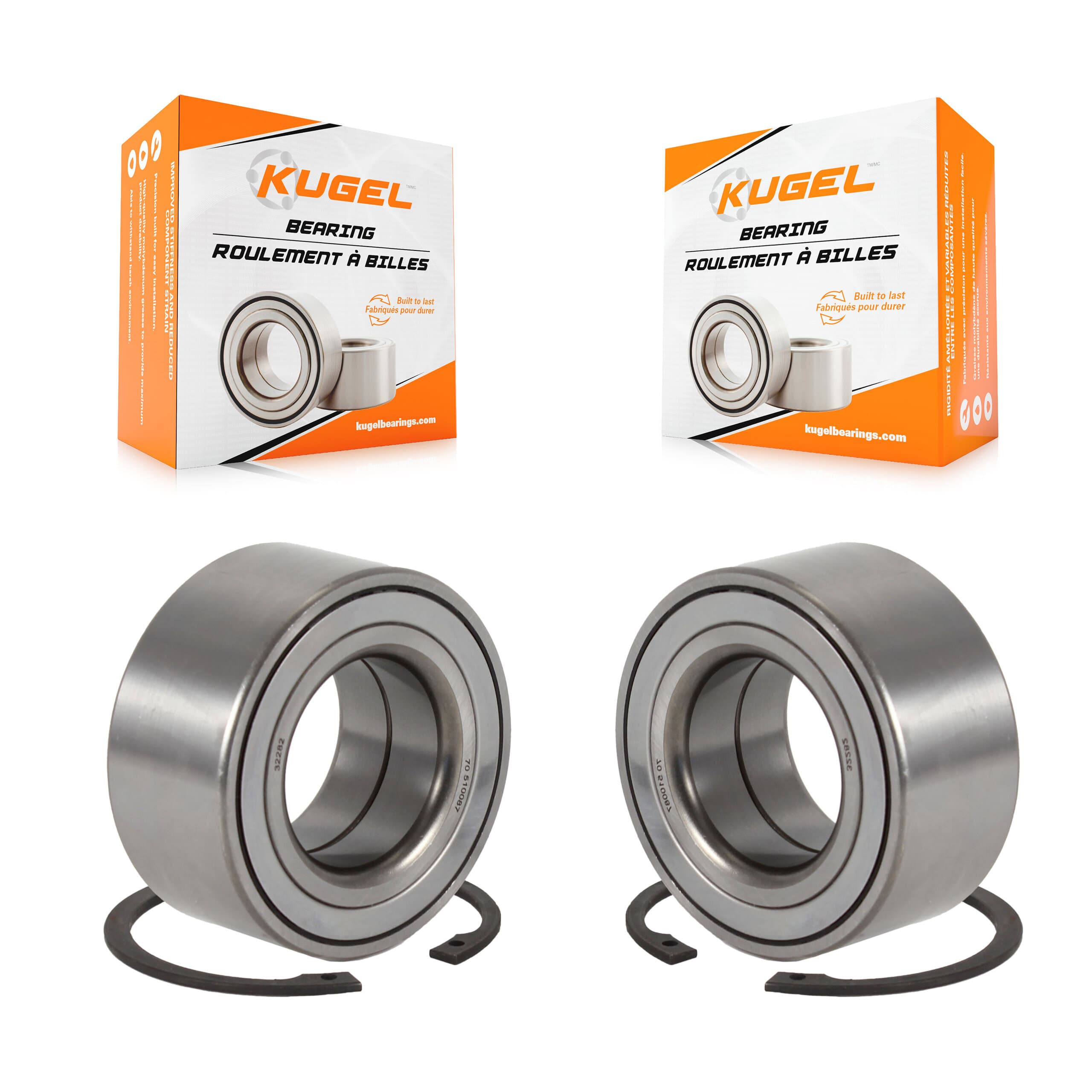 Kugel - K70-100525 - Front Wheel Bearing Kits image 1