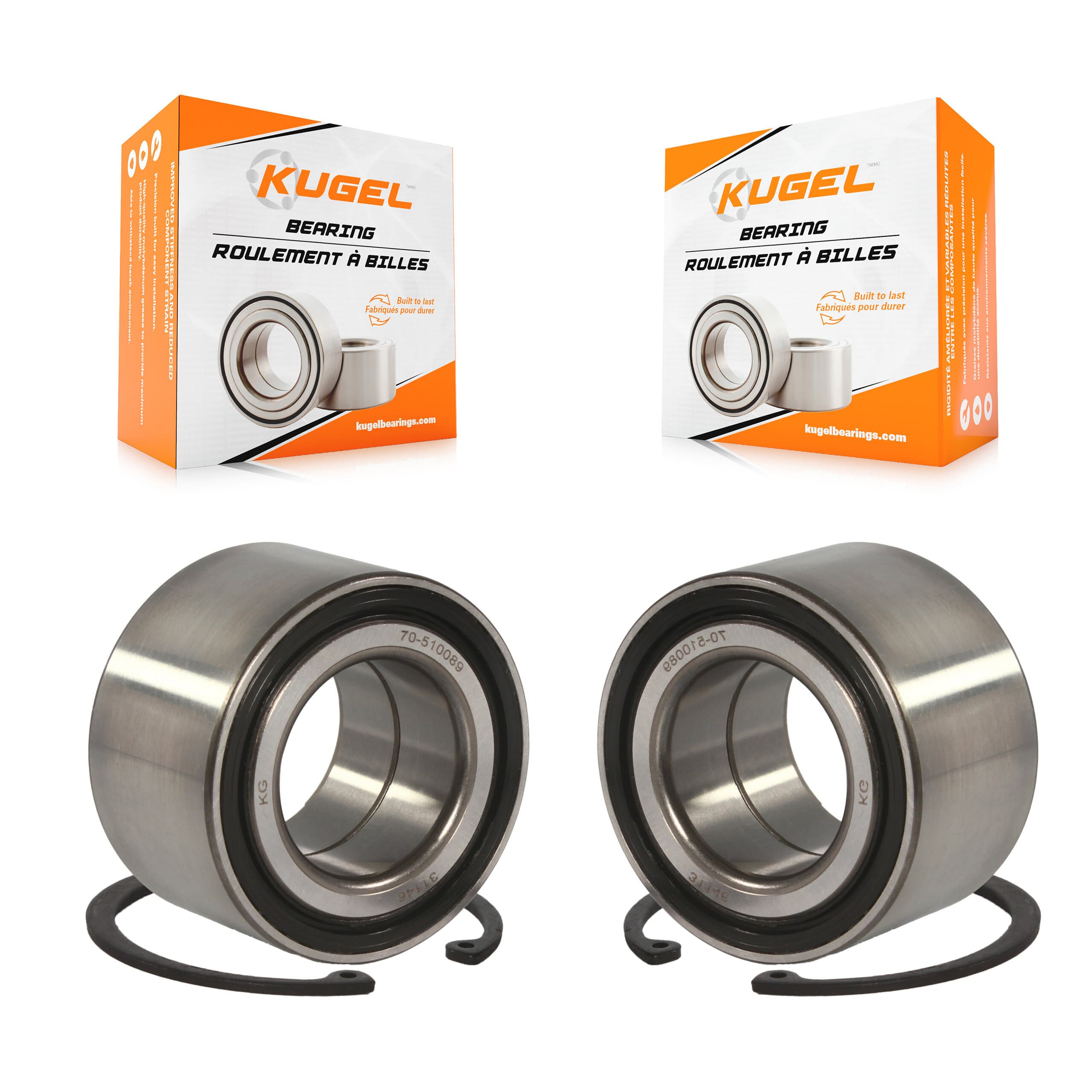 Kugel - K70-100527 - Front Wheel Bearing Kits image 1