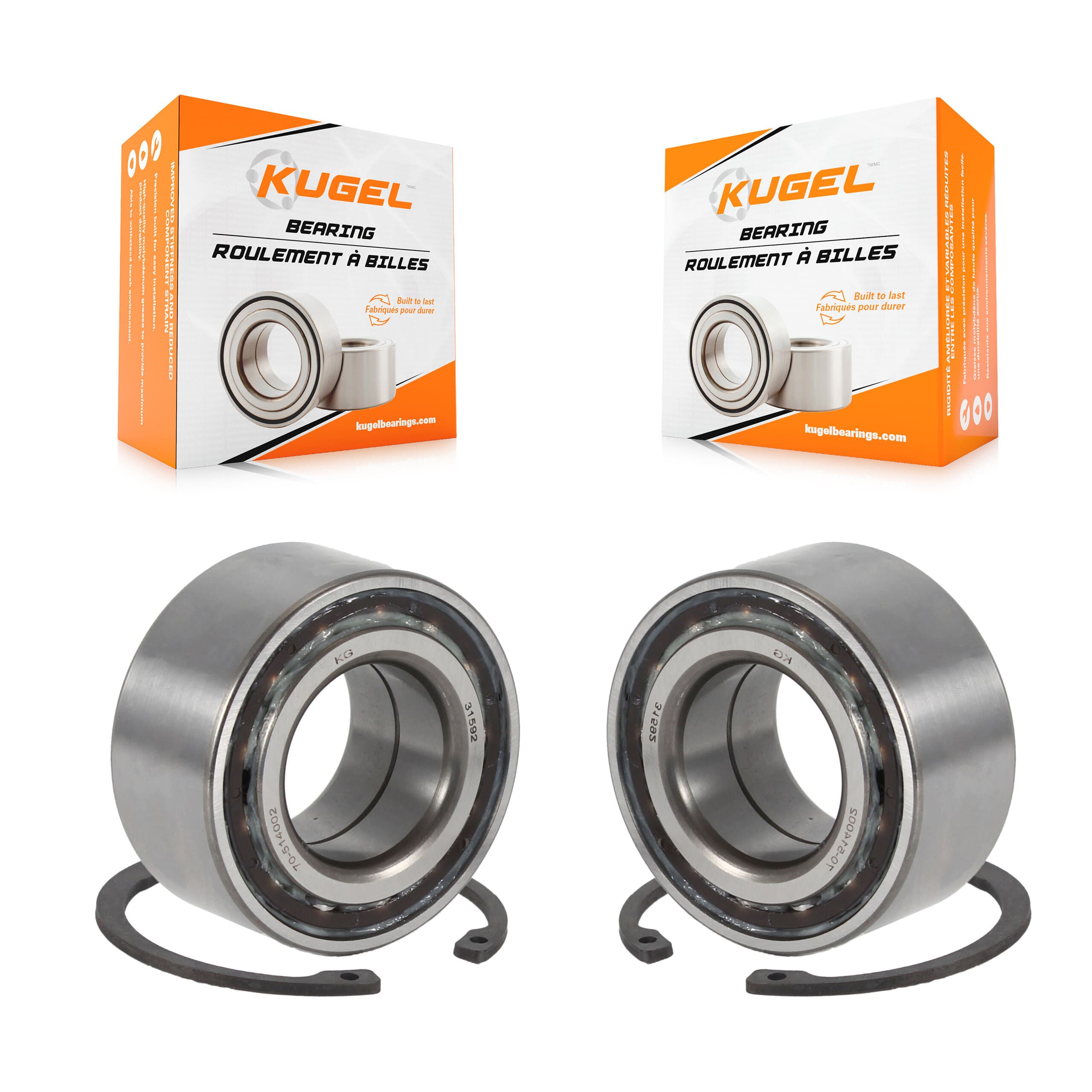 Kugel - K70-100554 - Front Wheel Bearing Kits image 1