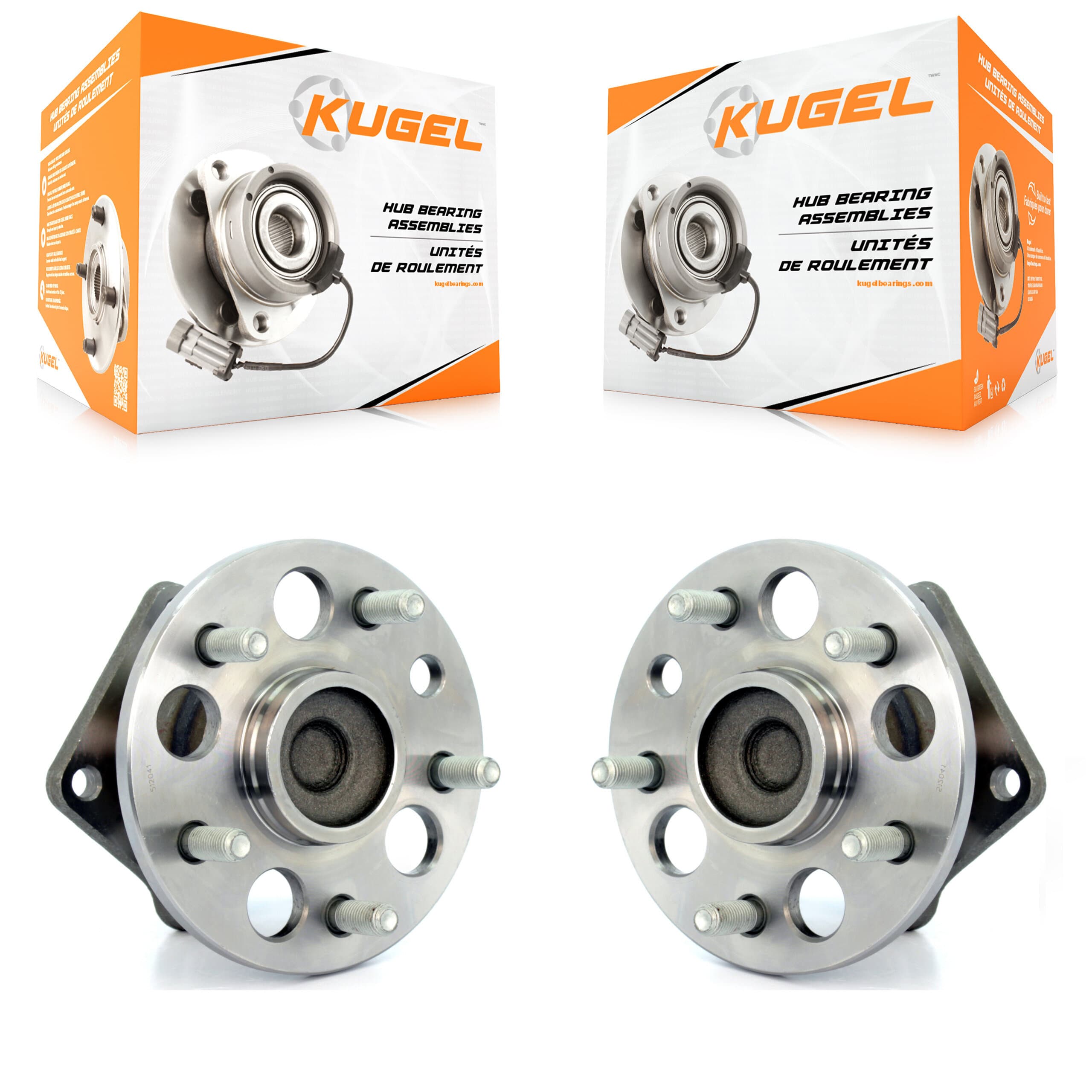 Kugel - K70-100565 - Rear Wheel Bearing and Hub Assembly Kits image 1