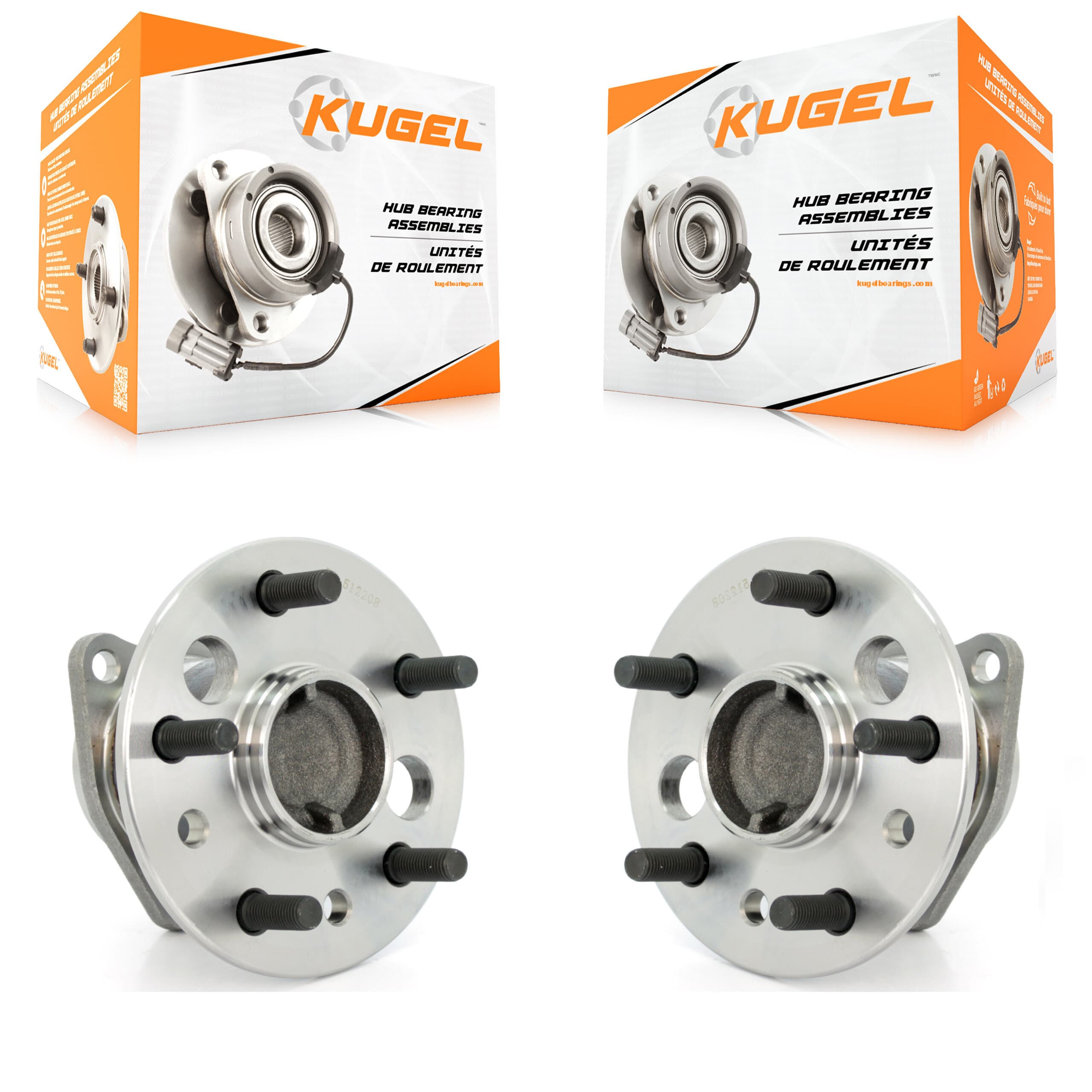 Kugel - K70-100601 - Rear Wheel Bearing and Hub Assembly Kits image 1