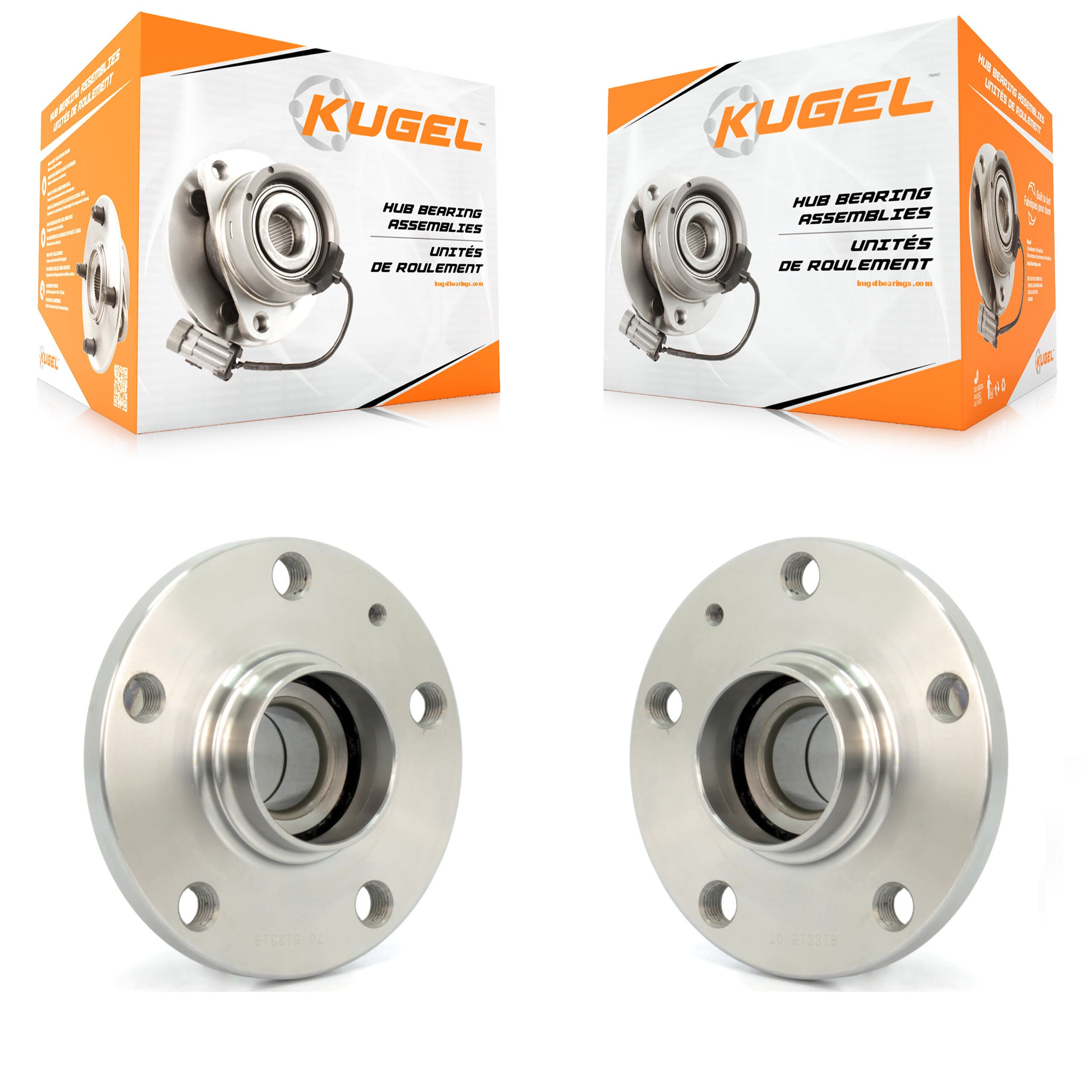 Kugel - K70-100655 - Rear Wheel Bearing and Hub Assembly Kits image 1
