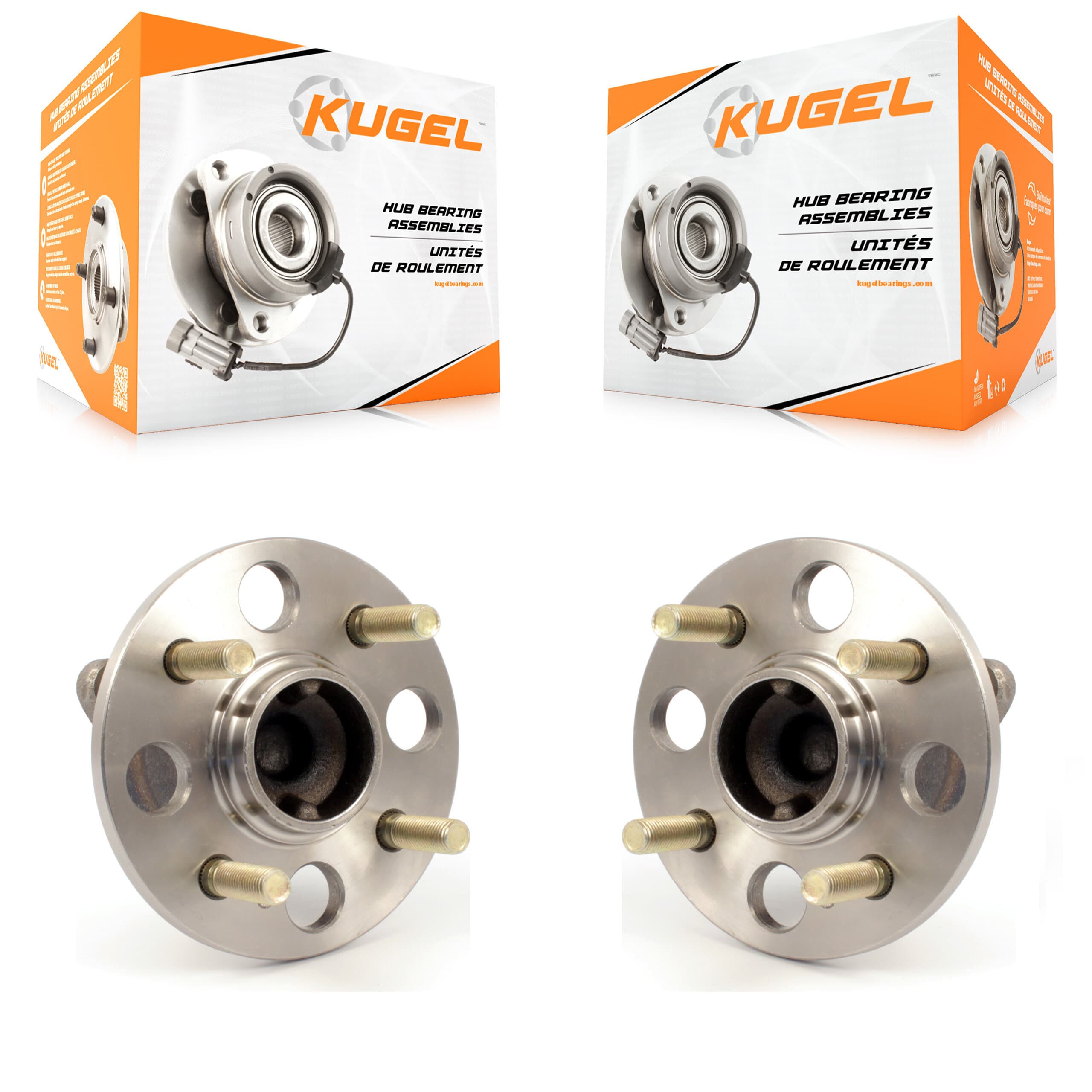 Kugel - K70-100660 - Rear Wheel Bearing and Hub Assembly Kits image 1
