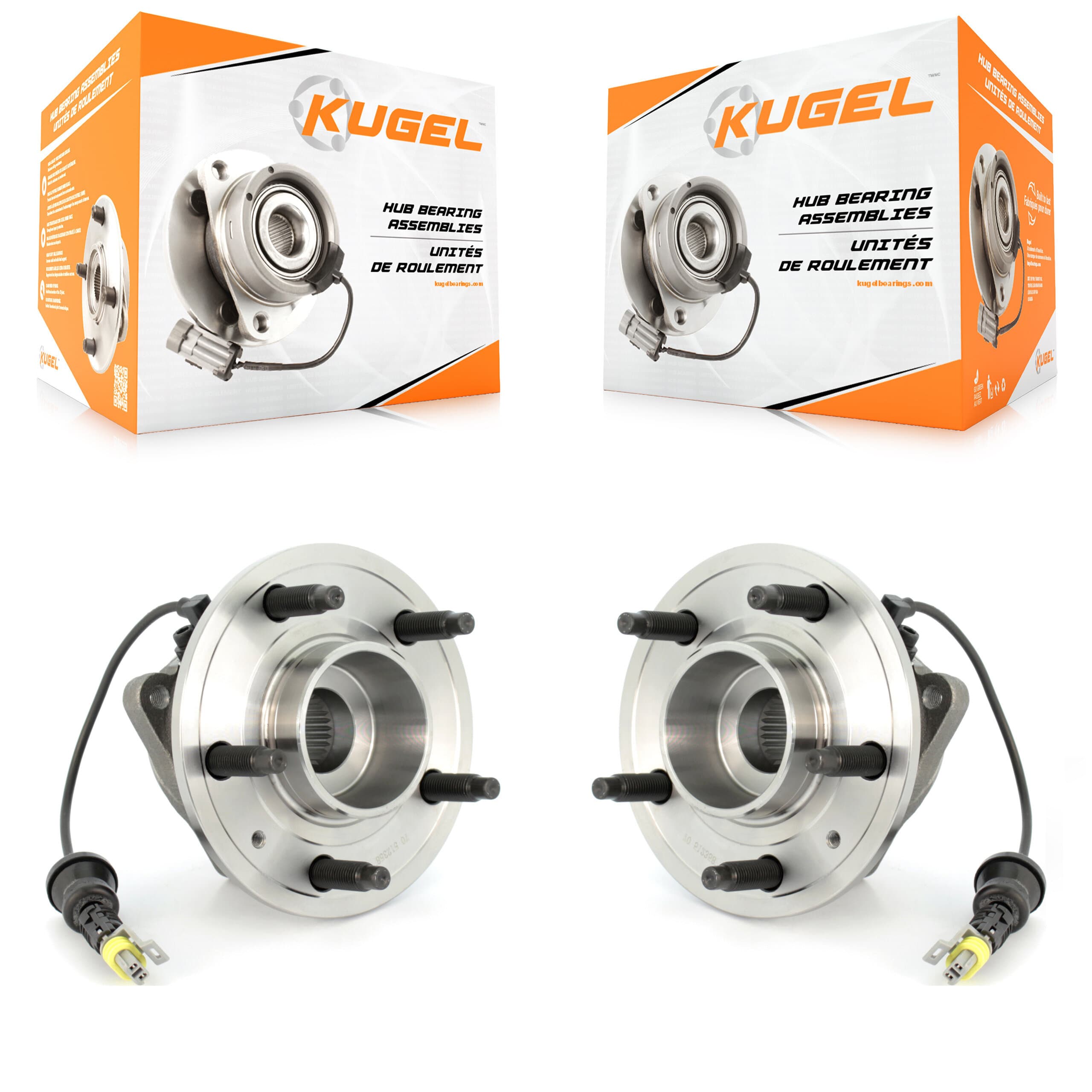 Kugel - K70-100686 - Rear Wheel Bearing and Hub Assembly Kits image 1