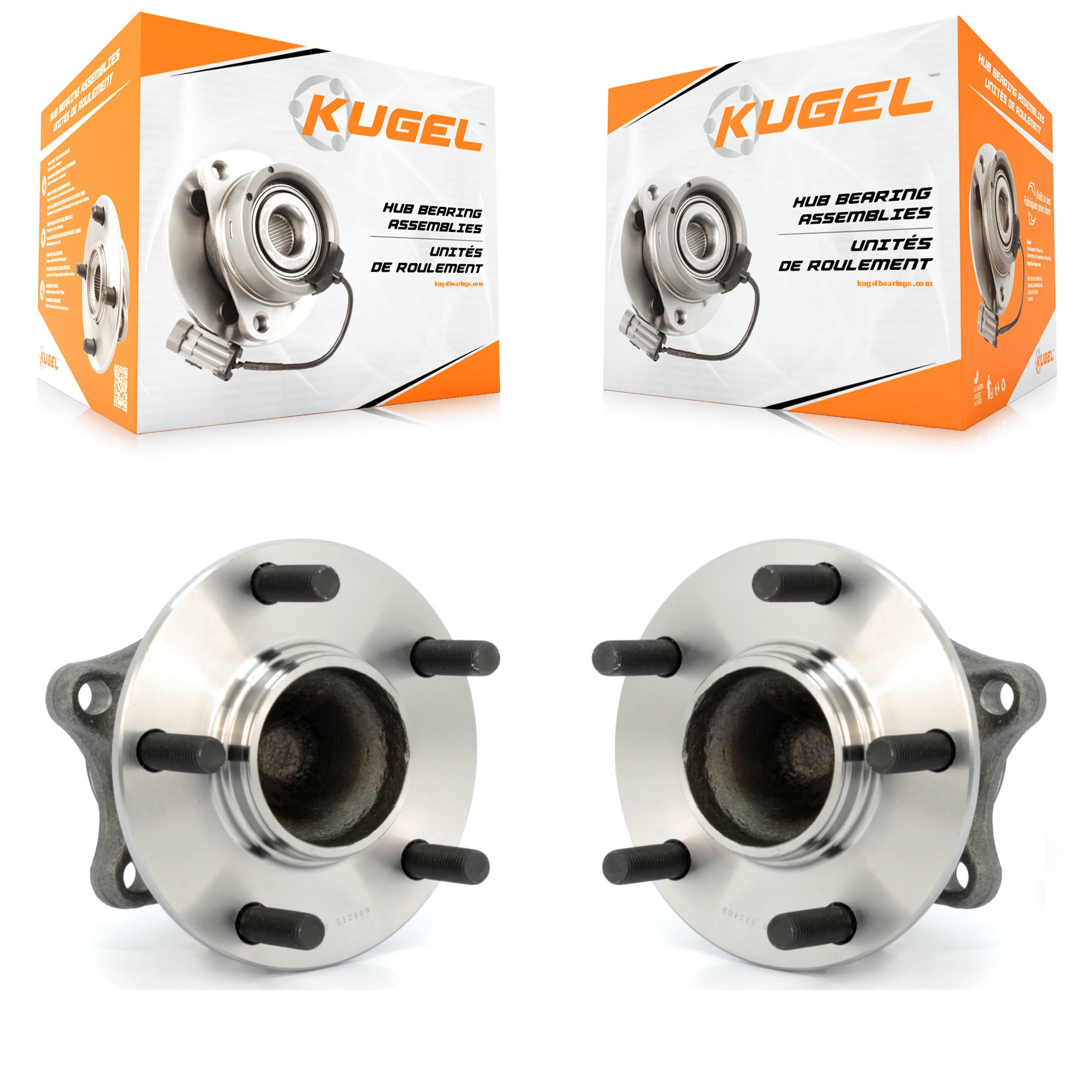 Kugel - K70-100716 - Rear Wheel Bearing and Hub Assembly Kits image 1