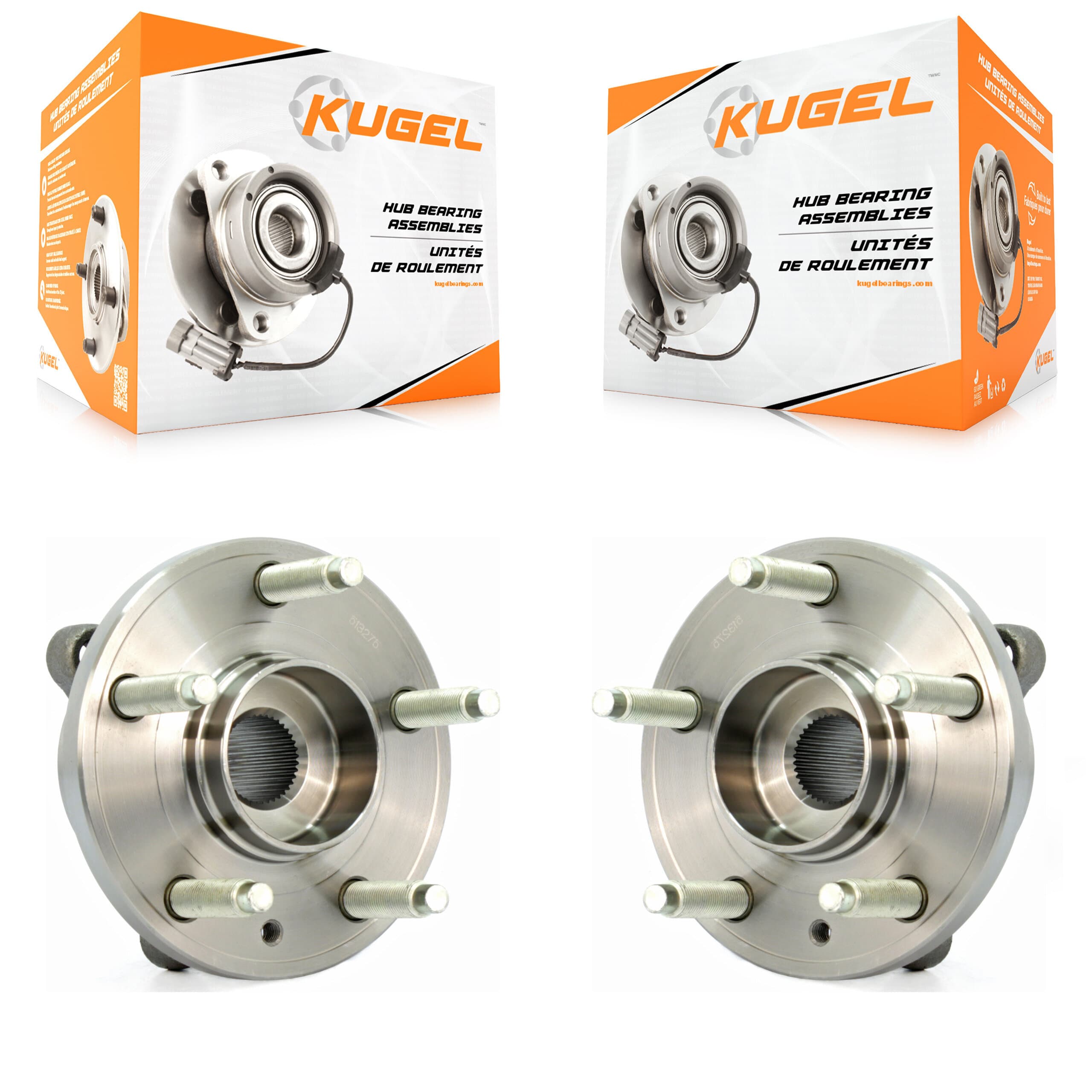 Kugel - K70-100775 - Rear Wheel Bearing and Hub Assembly Kits image 1