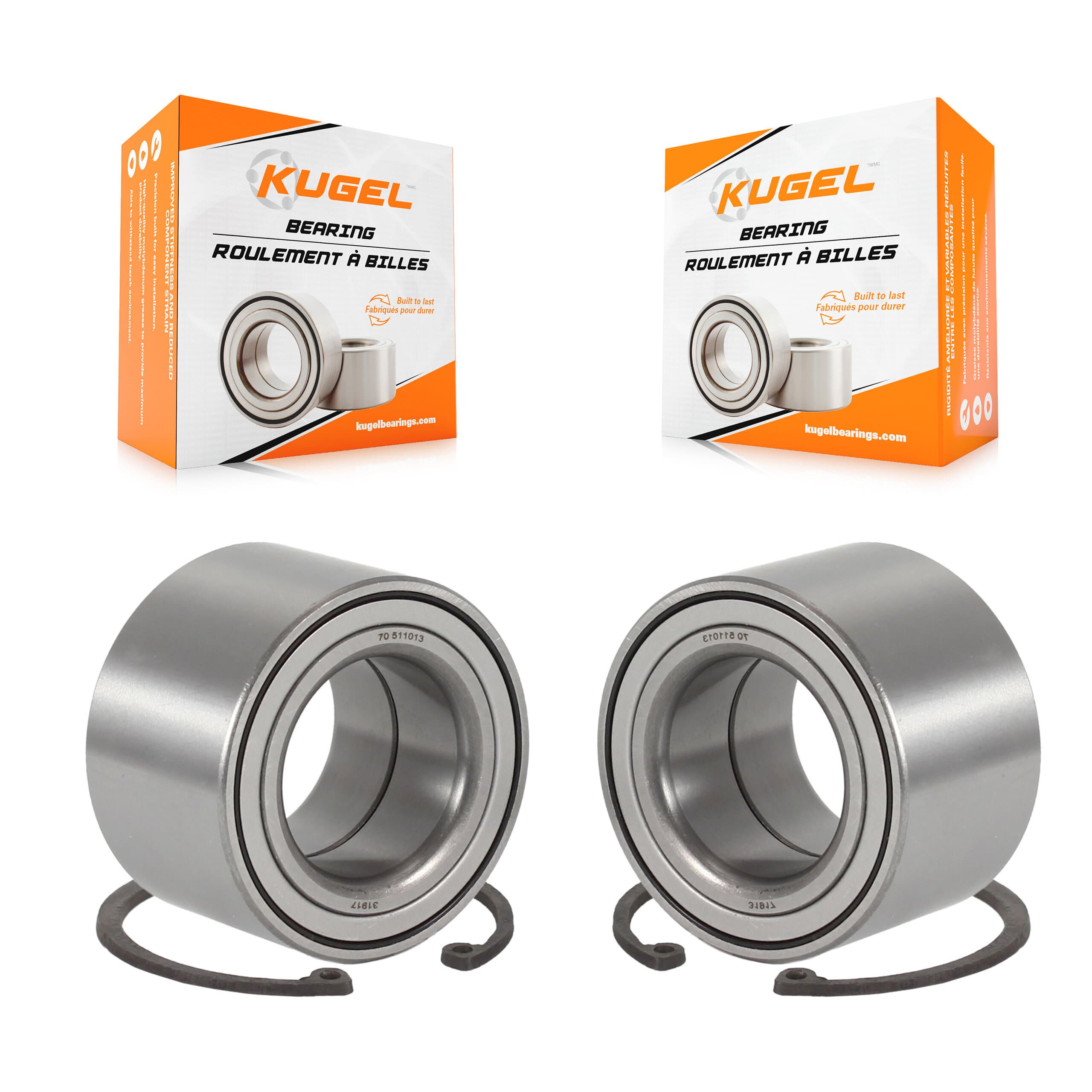 Kugel - K70-101063 - Rear Wheel Bearing Kits image 1