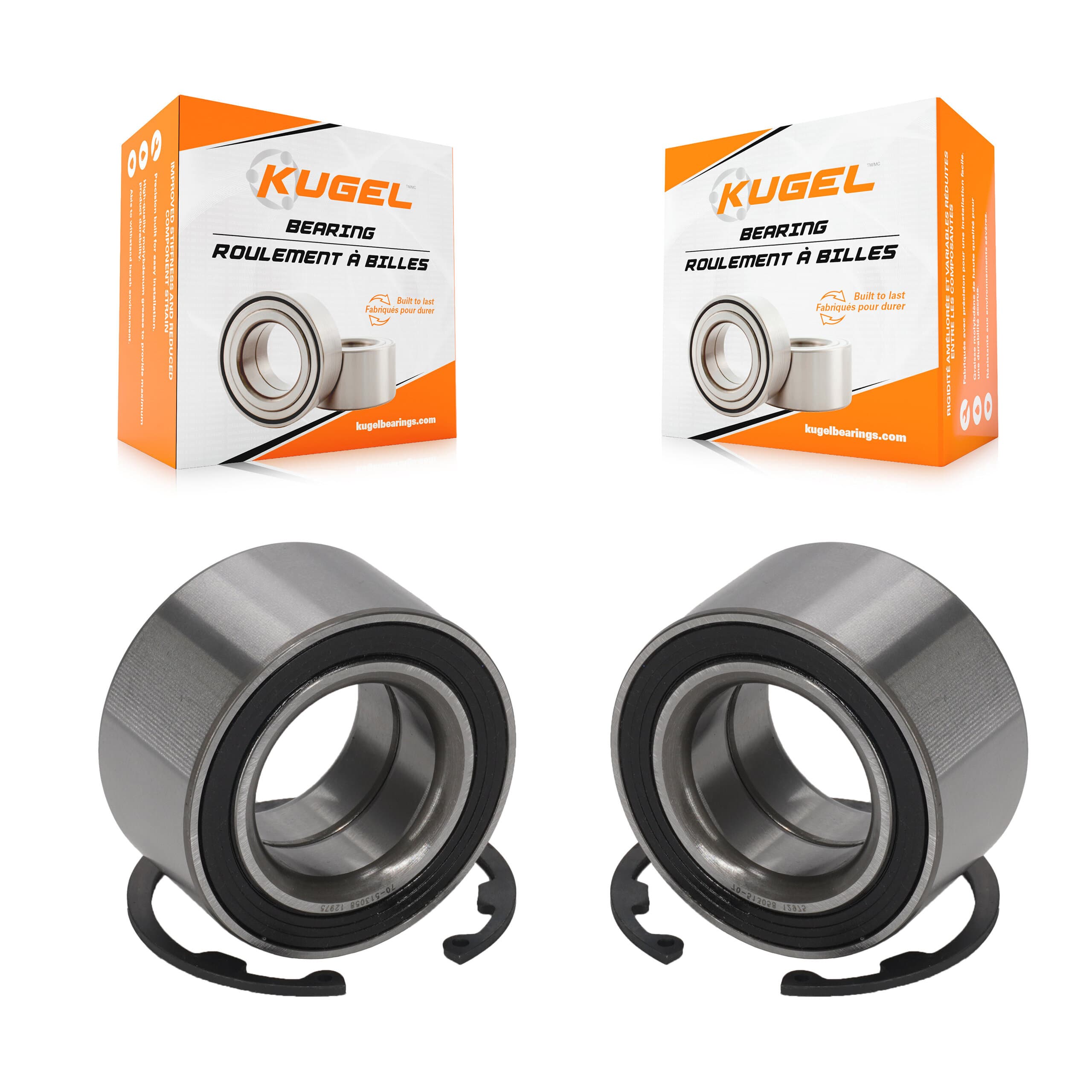 Kugel - K70-101075 - Rear Wheel Bearing Kits image 1
