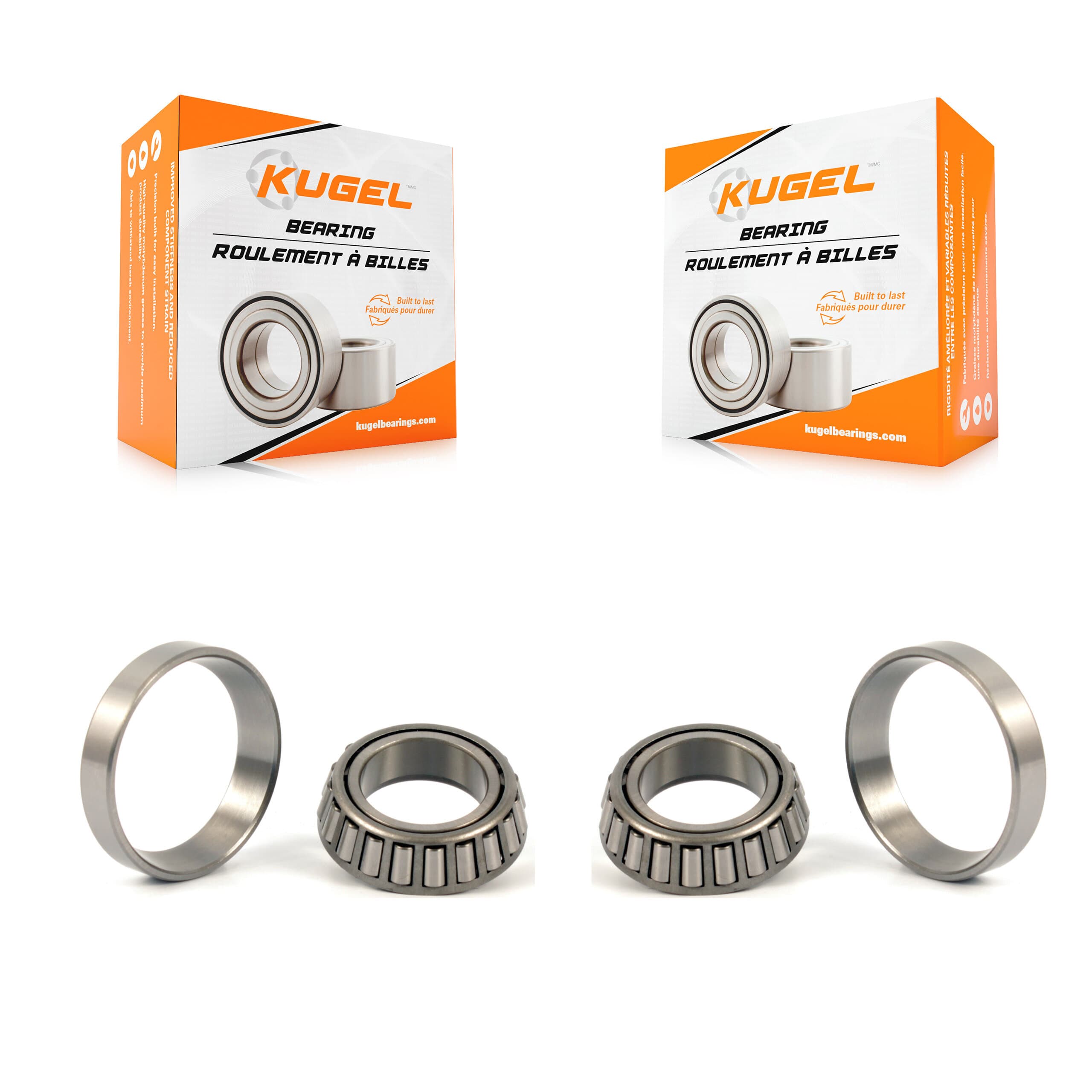 Kugel - K70-101096 - Front Outer Wheel Bearing and Race Set Kits image 1