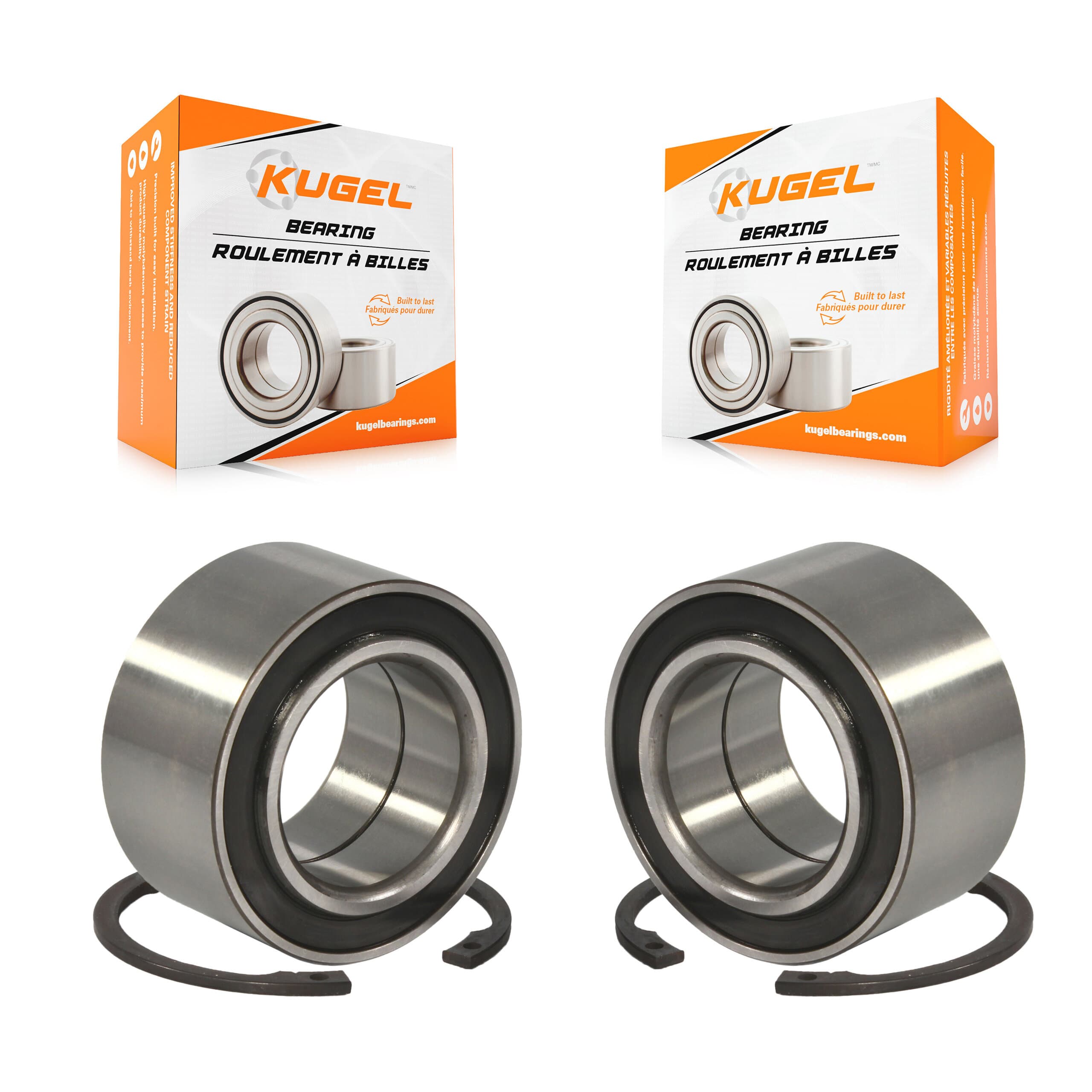 Kugel - K70-101107 - Rear Inner Wheel Bearing and Race Set Kits image 1