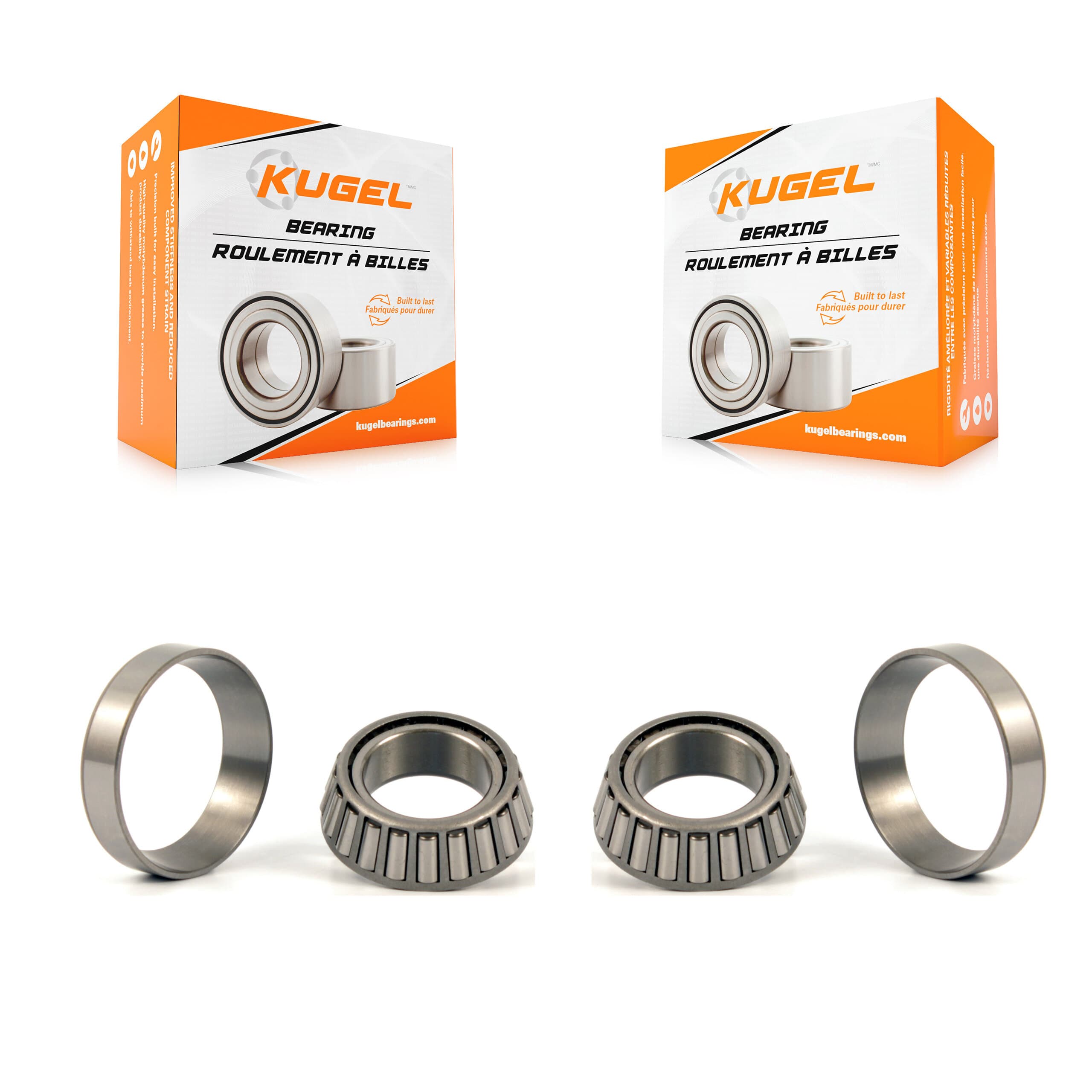 Kugel - K70-101108 - Rear Inner Wheel Bearing and Race Set Kits image 1