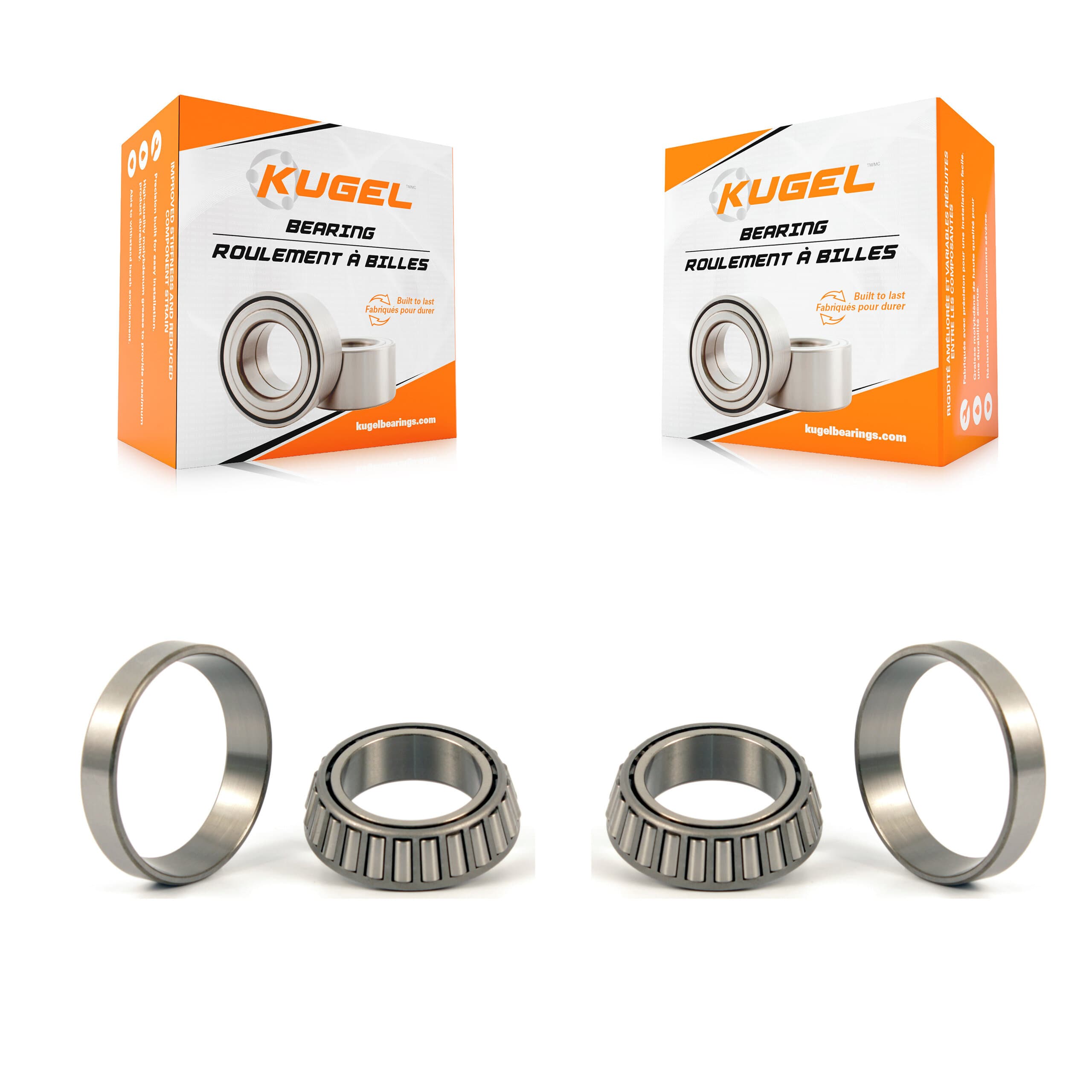 Kugel - K70-101110 - Rear Inner Wheel Bearing and Race Set Kits image 1
