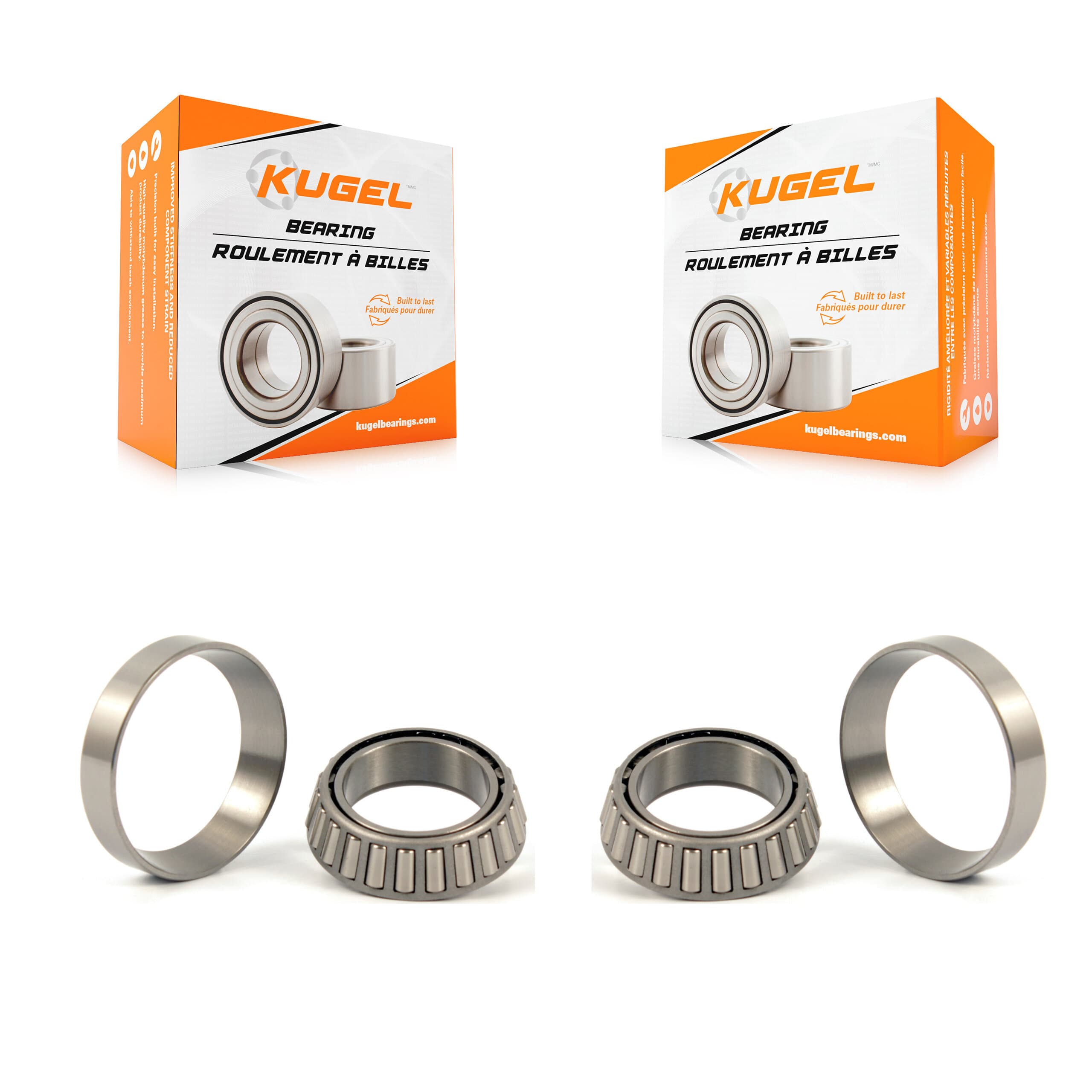 Kugel - K70-101111 - Rear Inner Wheel Bearing and Race Set Kits image 1