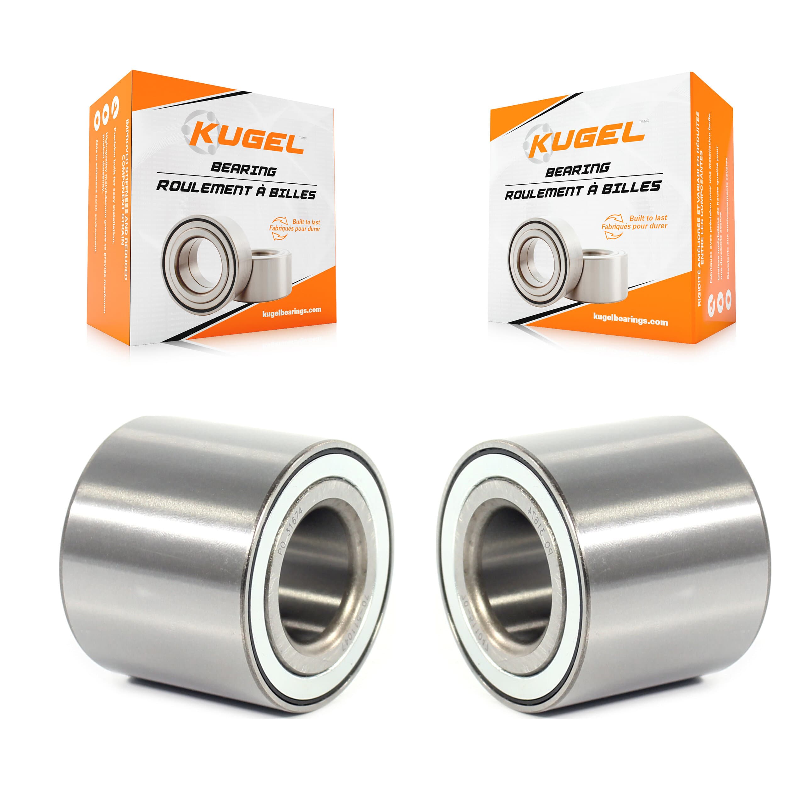 Kugel - K70-101366 - Rear Wheel Bearing Kits image 1