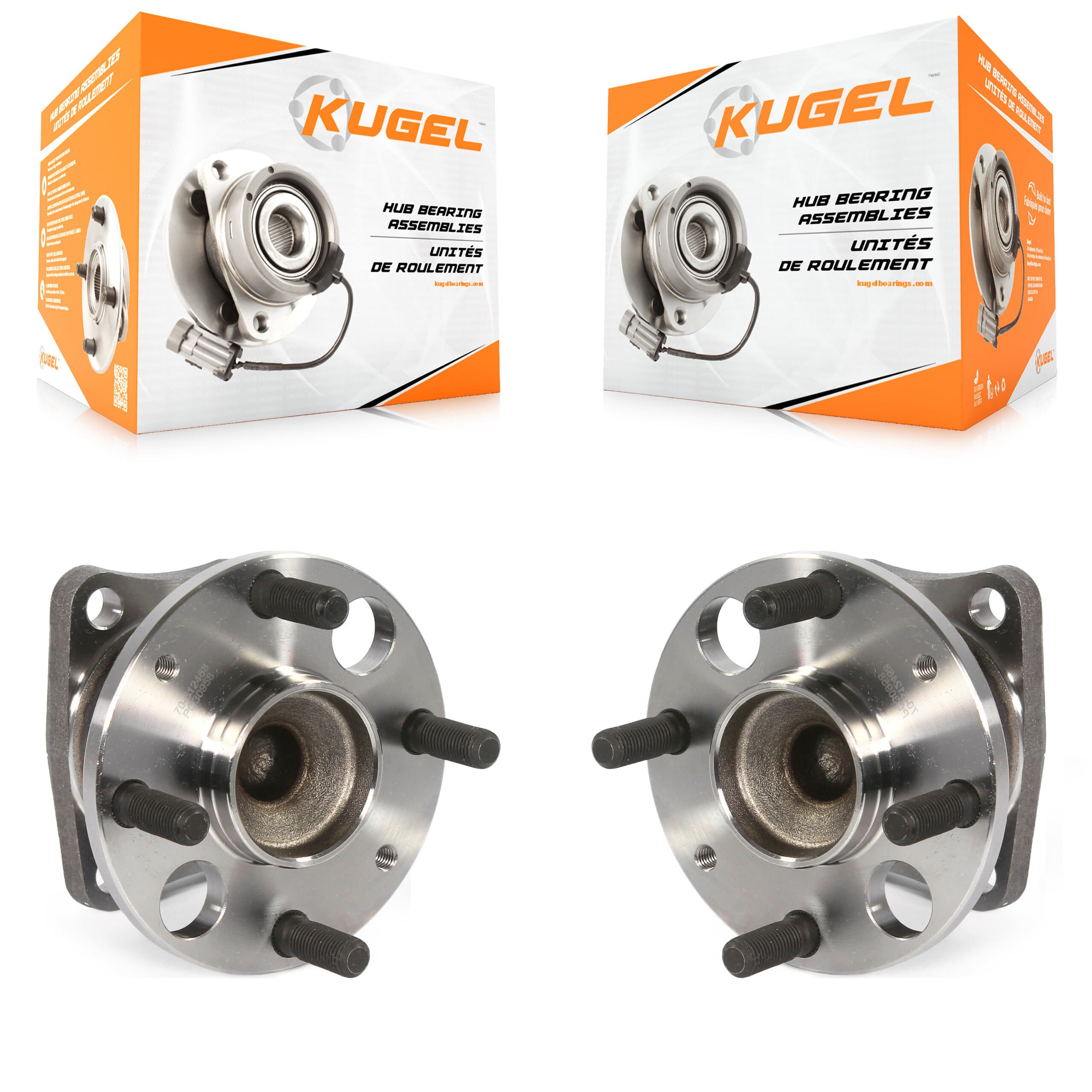 Kugel - K70-101376 - Rear Wheel Bearing and Hub Assembly Kits image 1