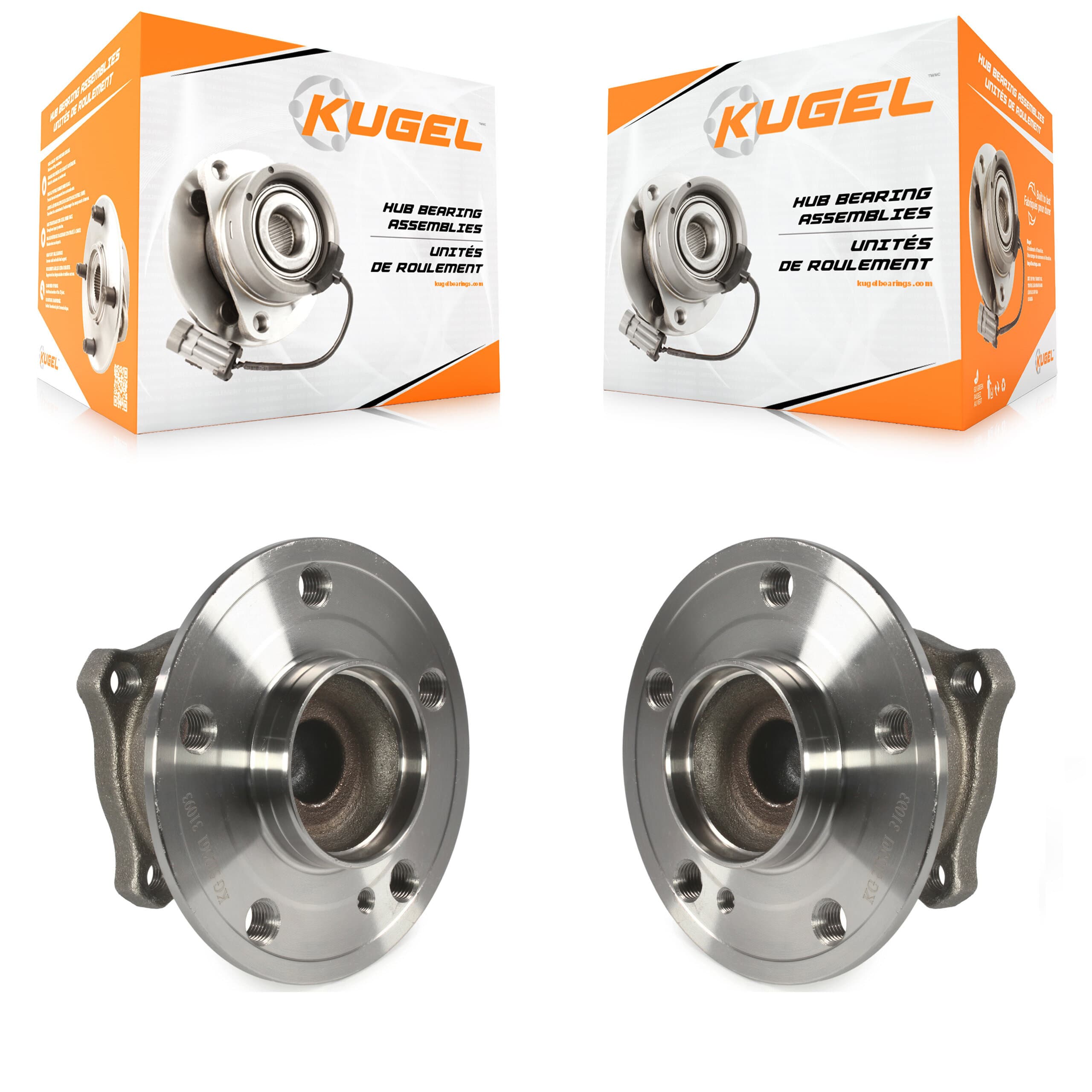 Kugel - K70-101388 - Rear Wheel Bearing and Hub Assembly Kits image 1