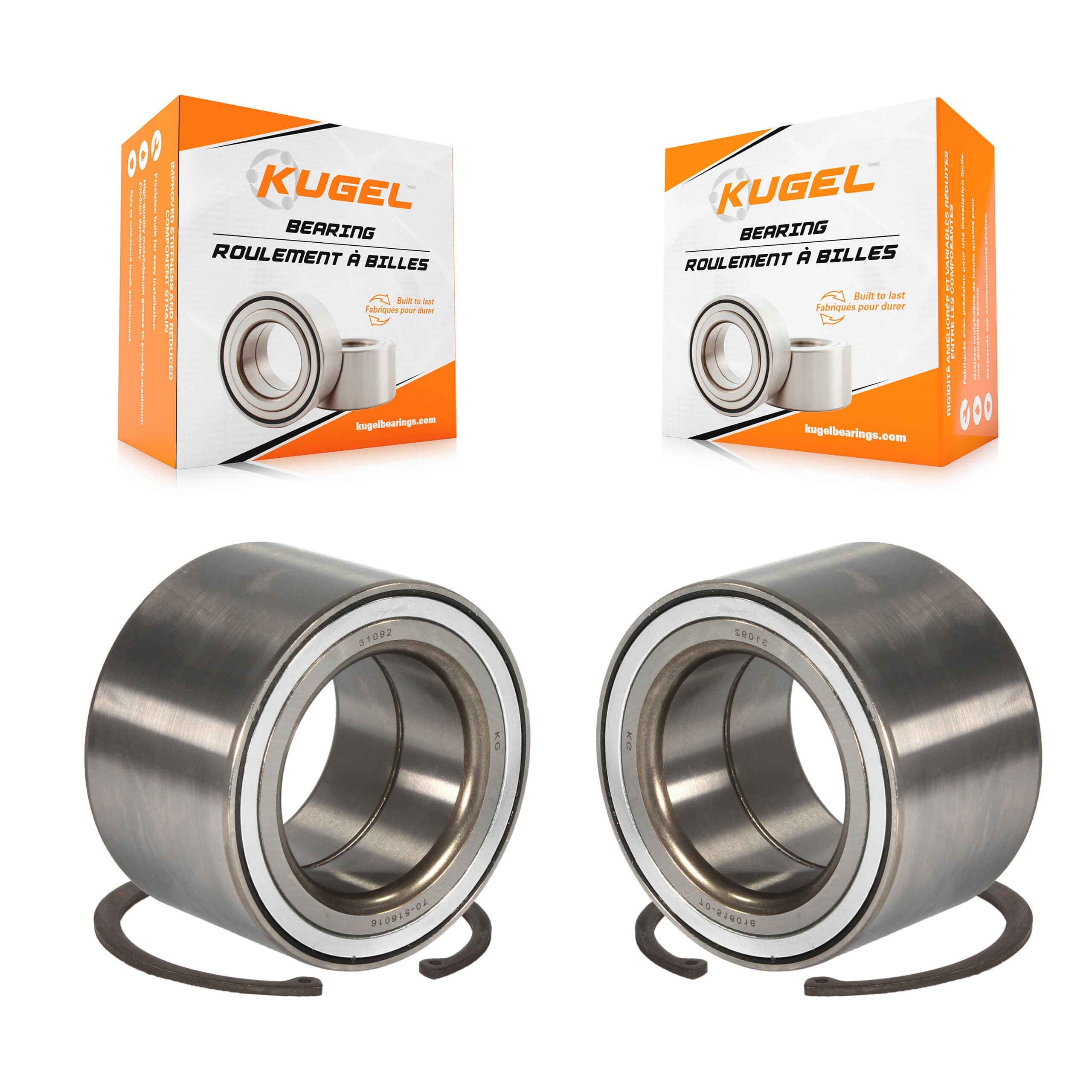 Kugel - K70-101400 - Front Wheel Bearing Kits image 1