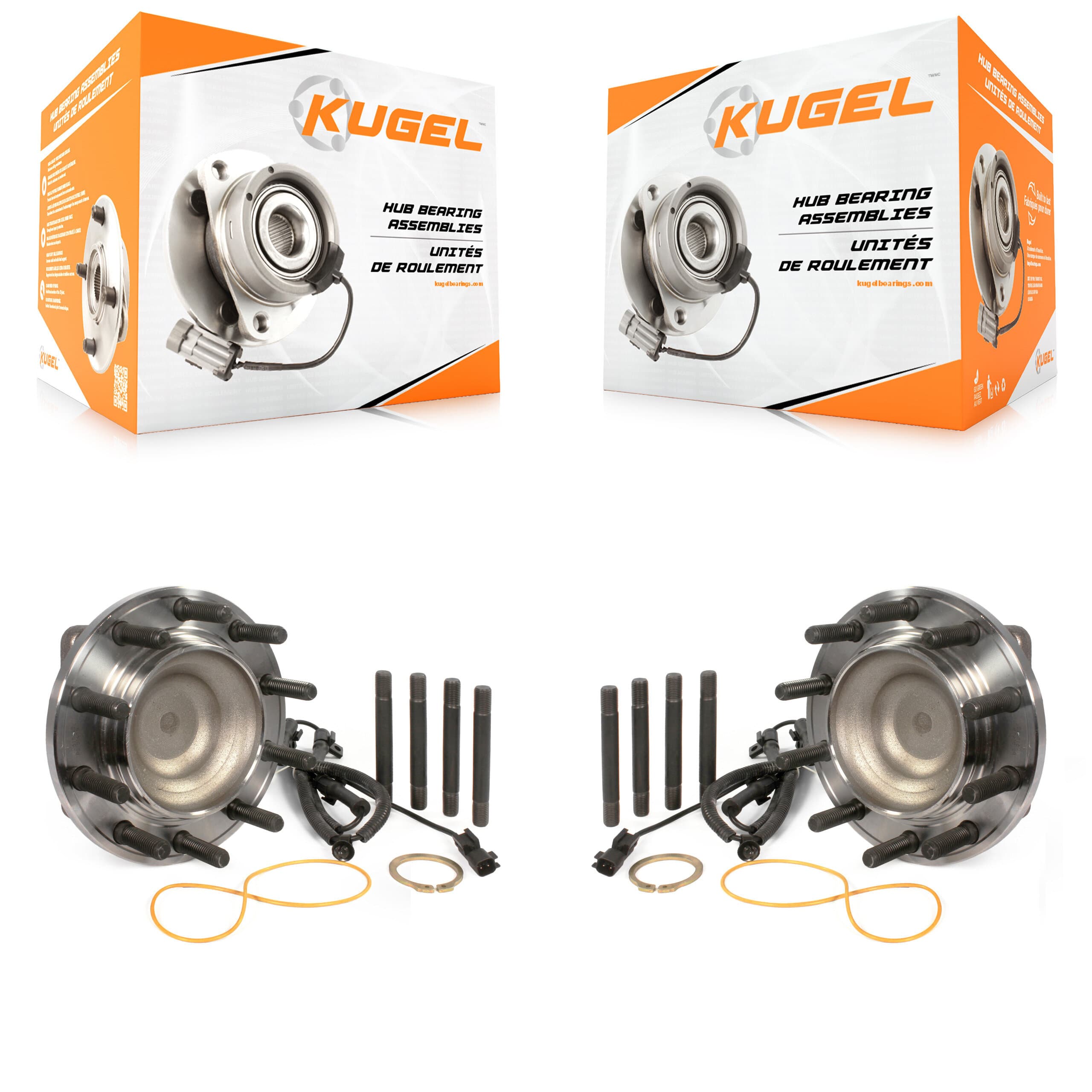 Kugel - K70-101414 - Front Wheel Bearing and Hub Assembly Kits image 1