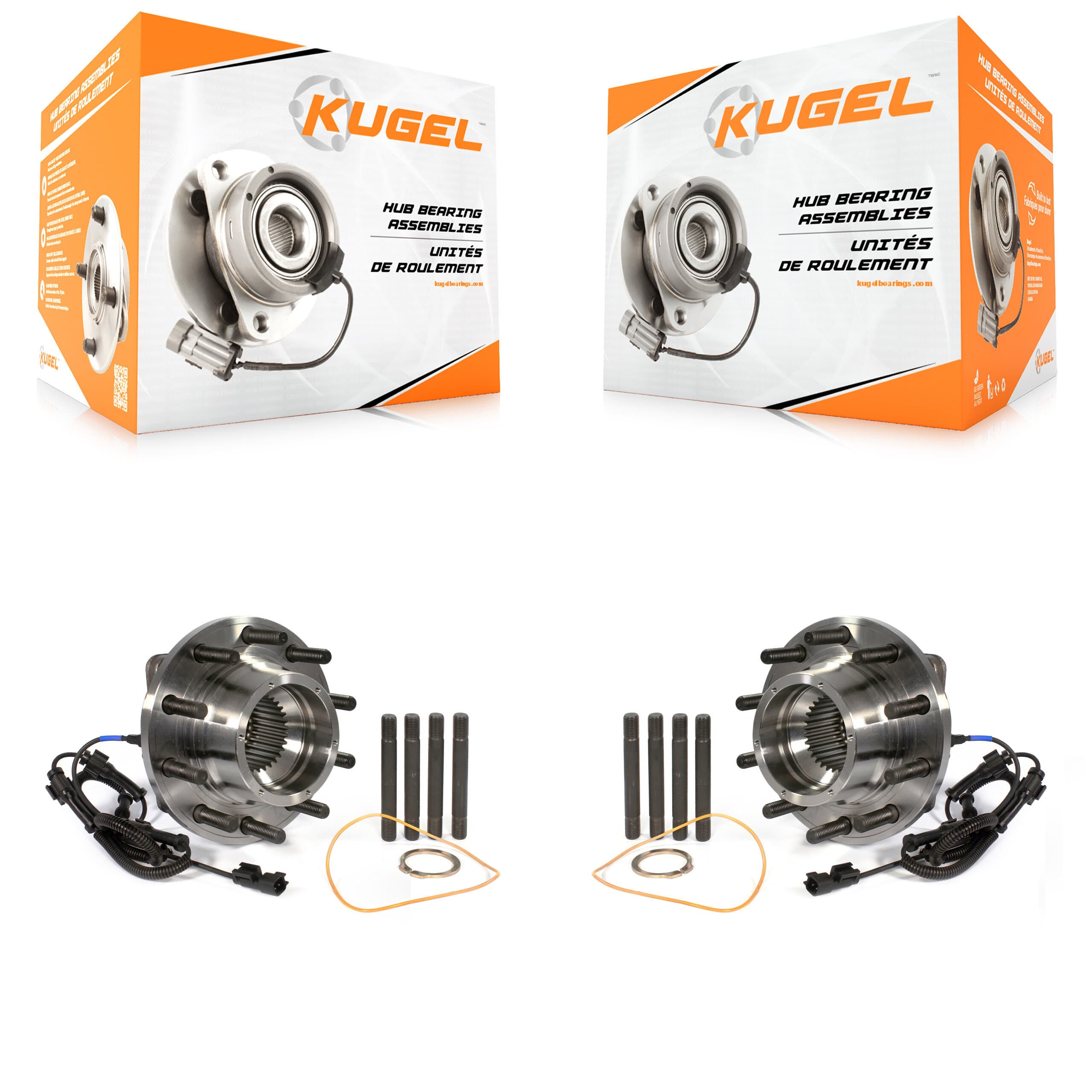Kugel - K70-101415 - Front Wheel Bearing and Hub Assembly Kits image 1