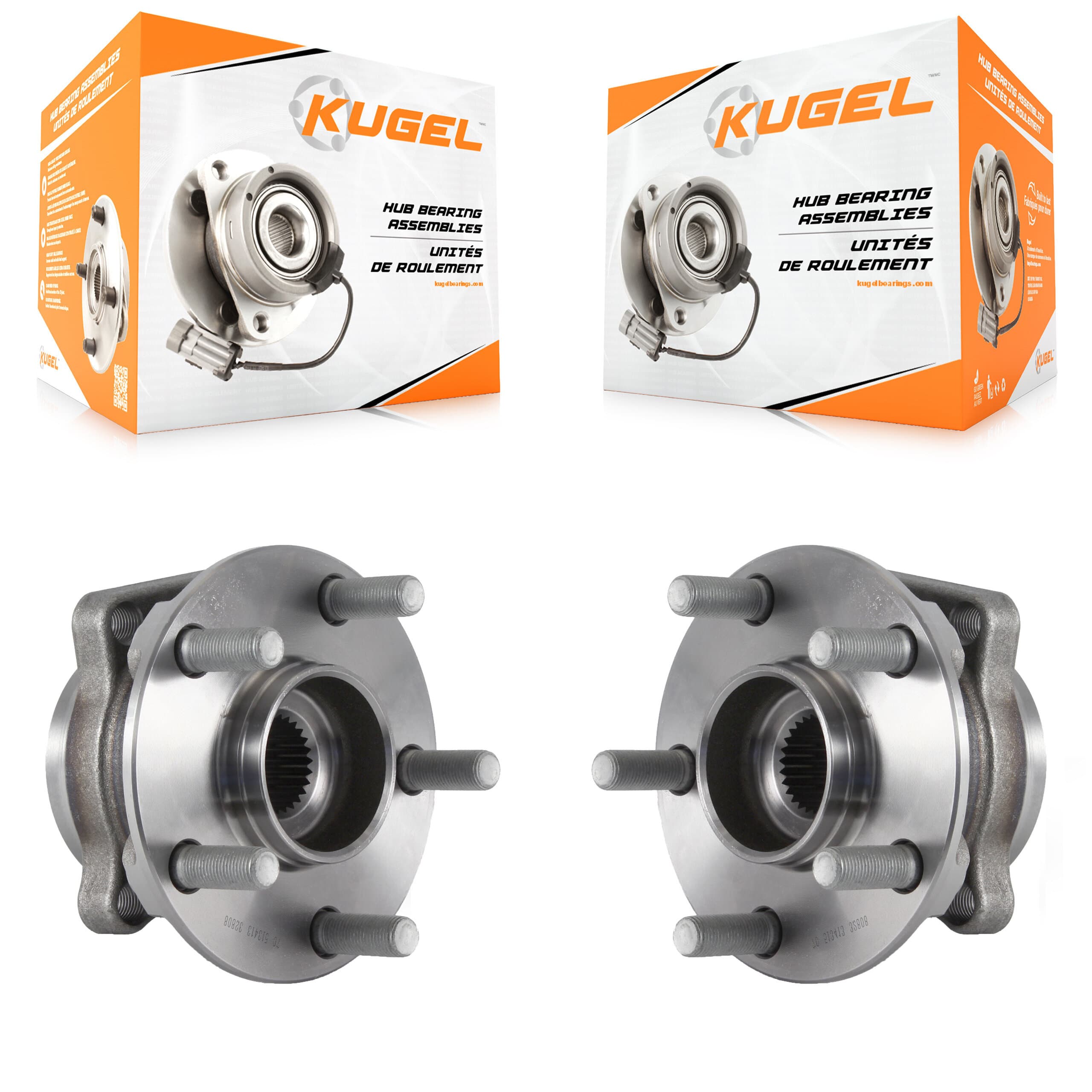 Kugel - K70-101485 - Front Wheel Bearing and Hub Assembly Kits image 1